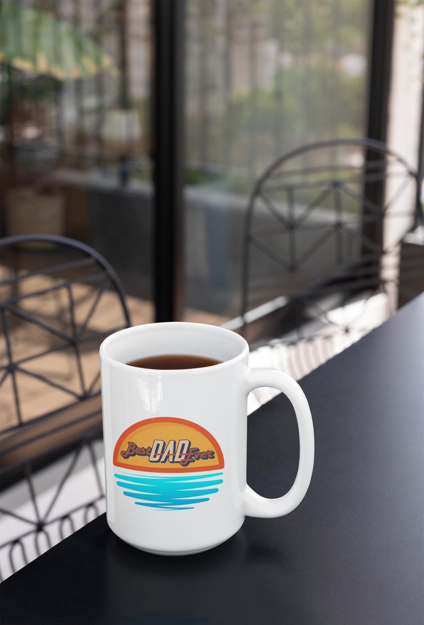 Show Your Appreciation with the Best DAD Ever 15oz Ceramic Coffee Mug