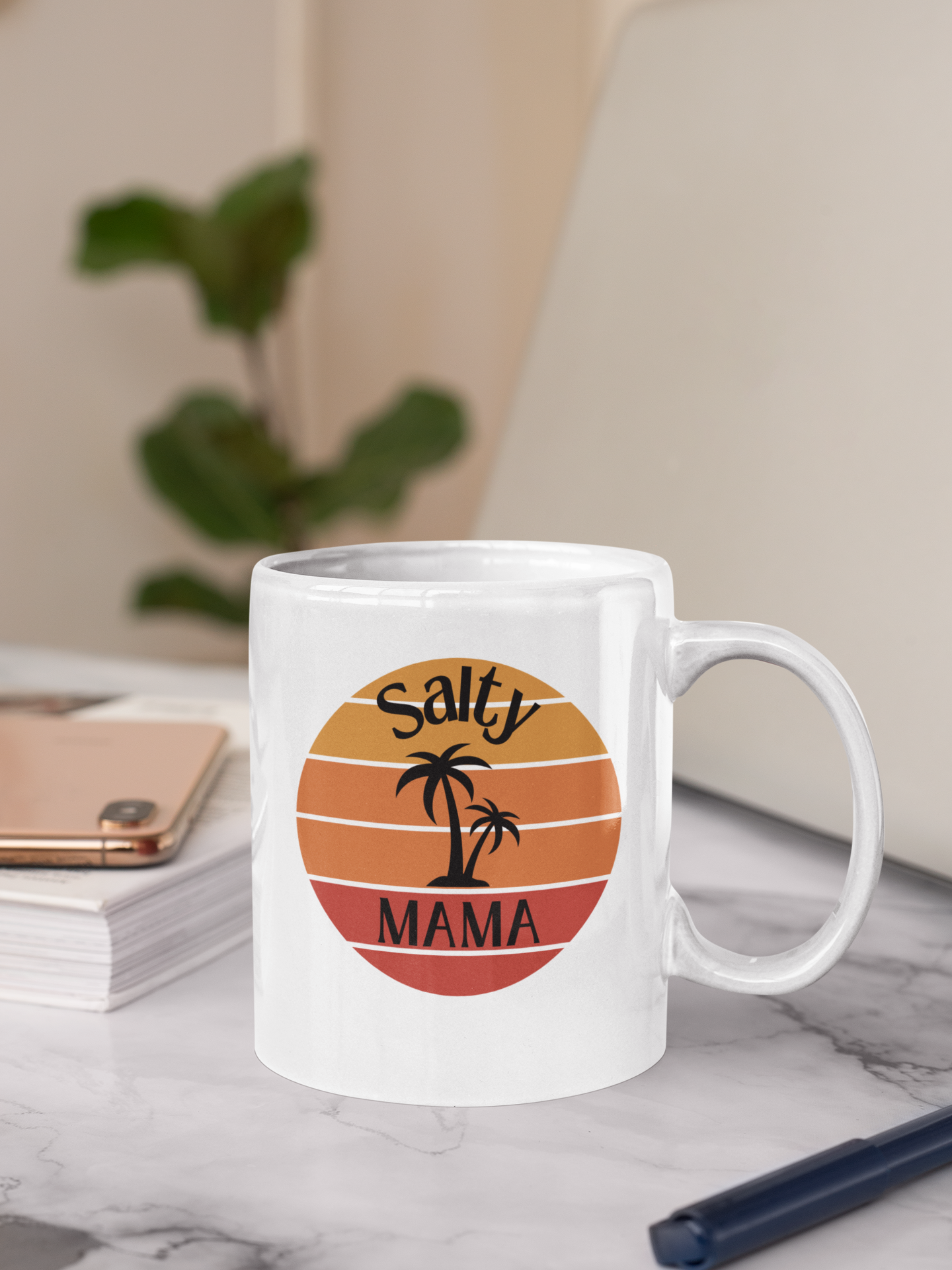 Salty Mama 15oz Ceramic Coffee Mug: Sexy, Salty and Stylish!