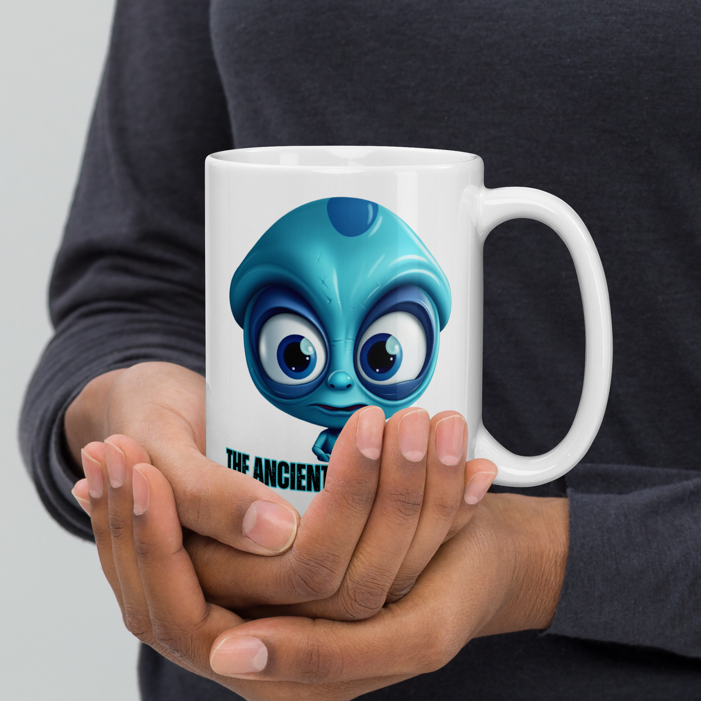 The Ancient Enigma Files - Azul Mug - UFO & Paranormal Podcast Collector's Coffee Cup