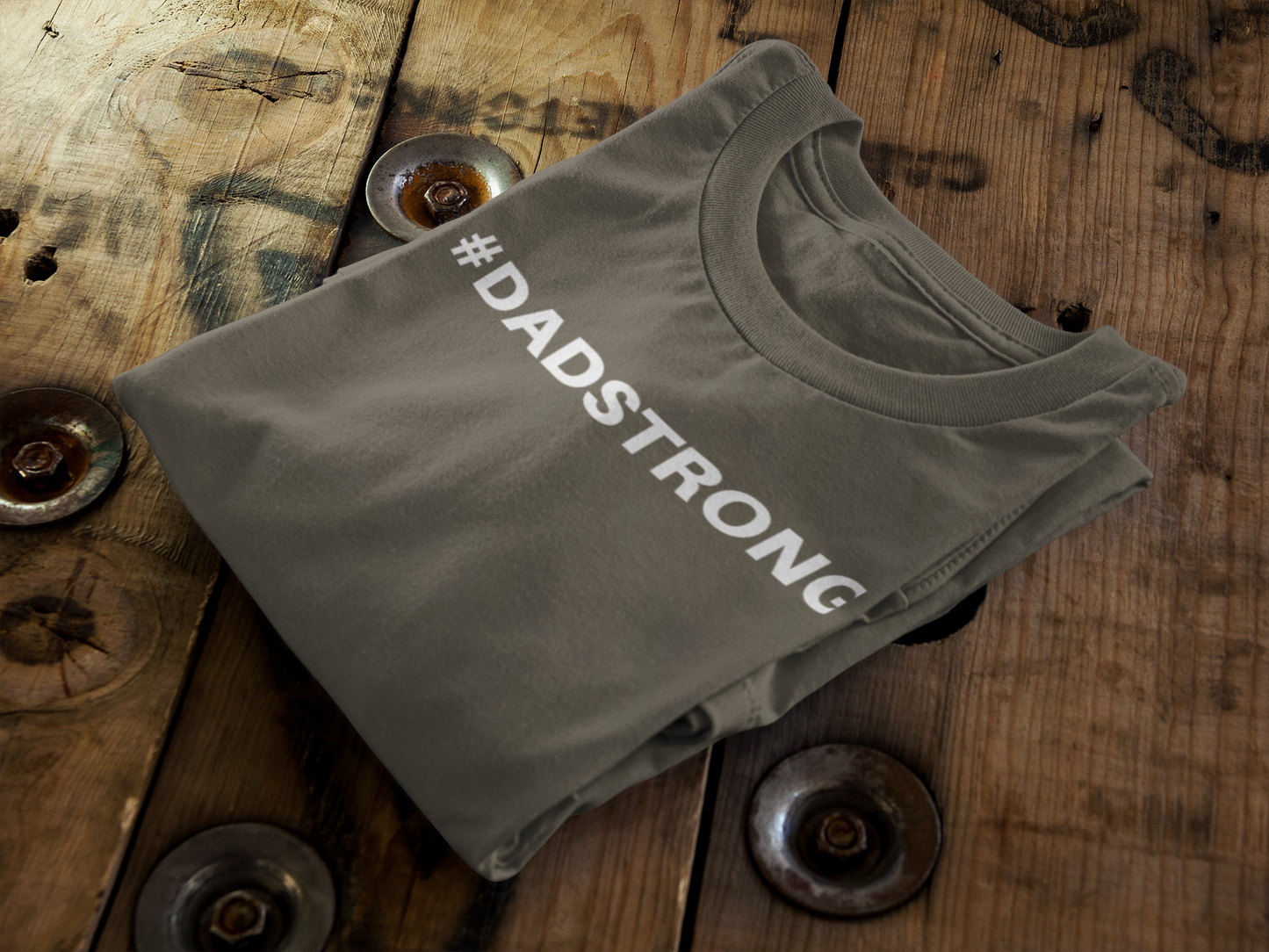 #DADSTRONG Men's Designer Tee - Modern Fit, Soft Comfort - Celebrating Dad Strength