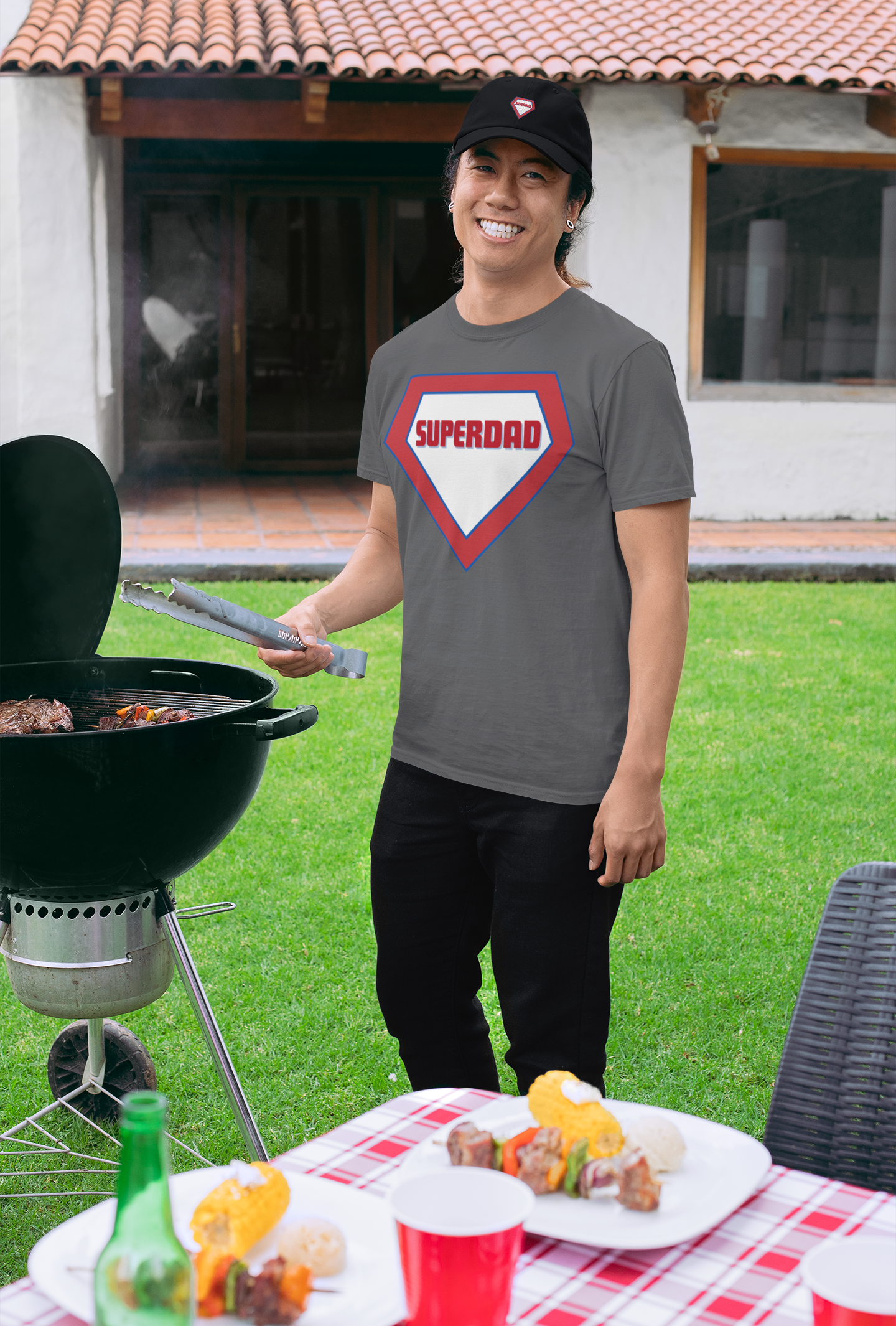 🦸♂️ SUPERDAD Designer Tee 🌟 | The Ultimate Tribute to Heroic Dads | Soft, Stylish, and Made to Celebrate Fatherhood