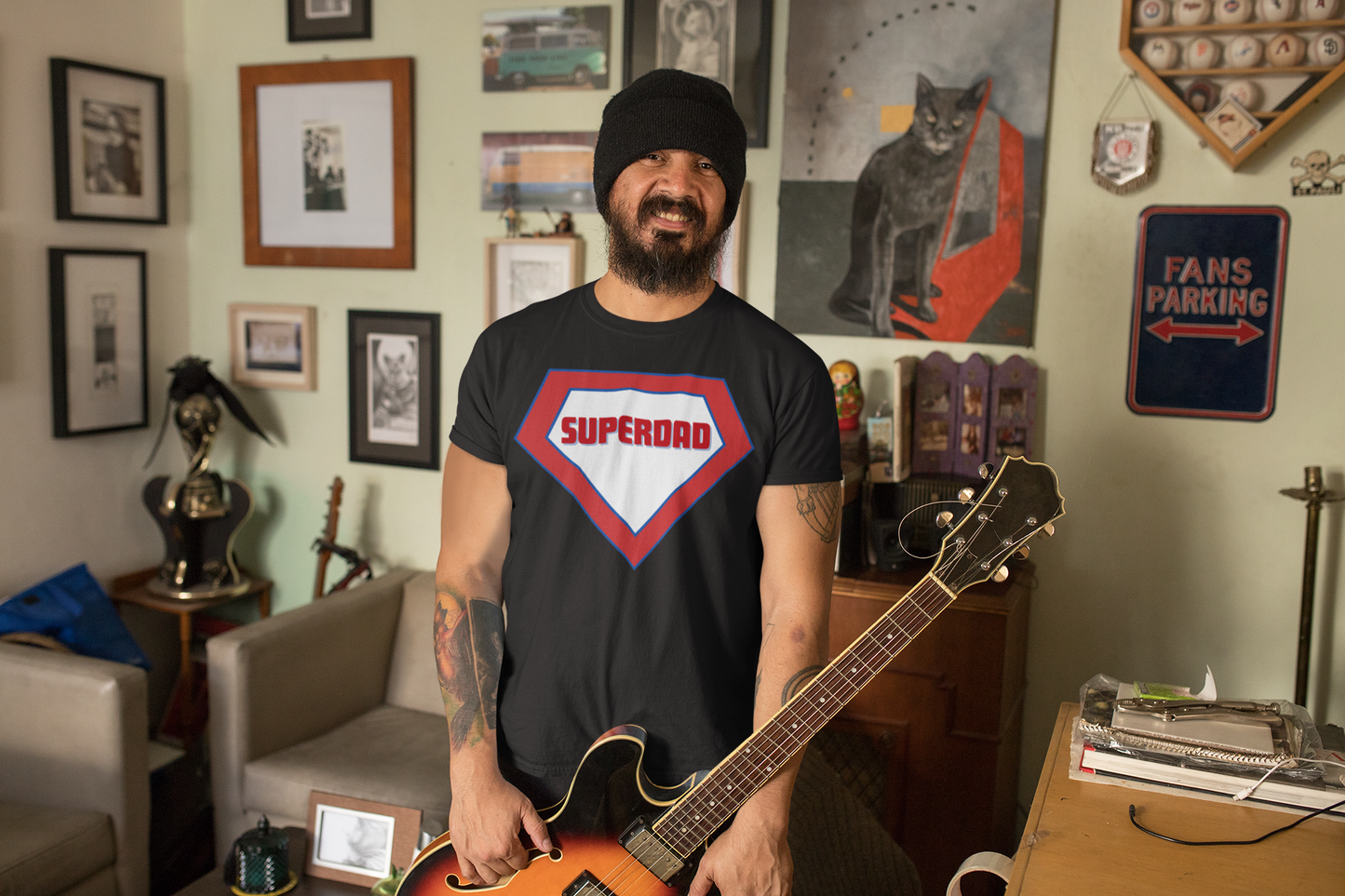 🦸♂️ SUPERDAD Designer Tee 🌟 | The Ultimate Tribute to Heroic Dads | Soft, Stylish, and Made to Celebrate Fatherhood