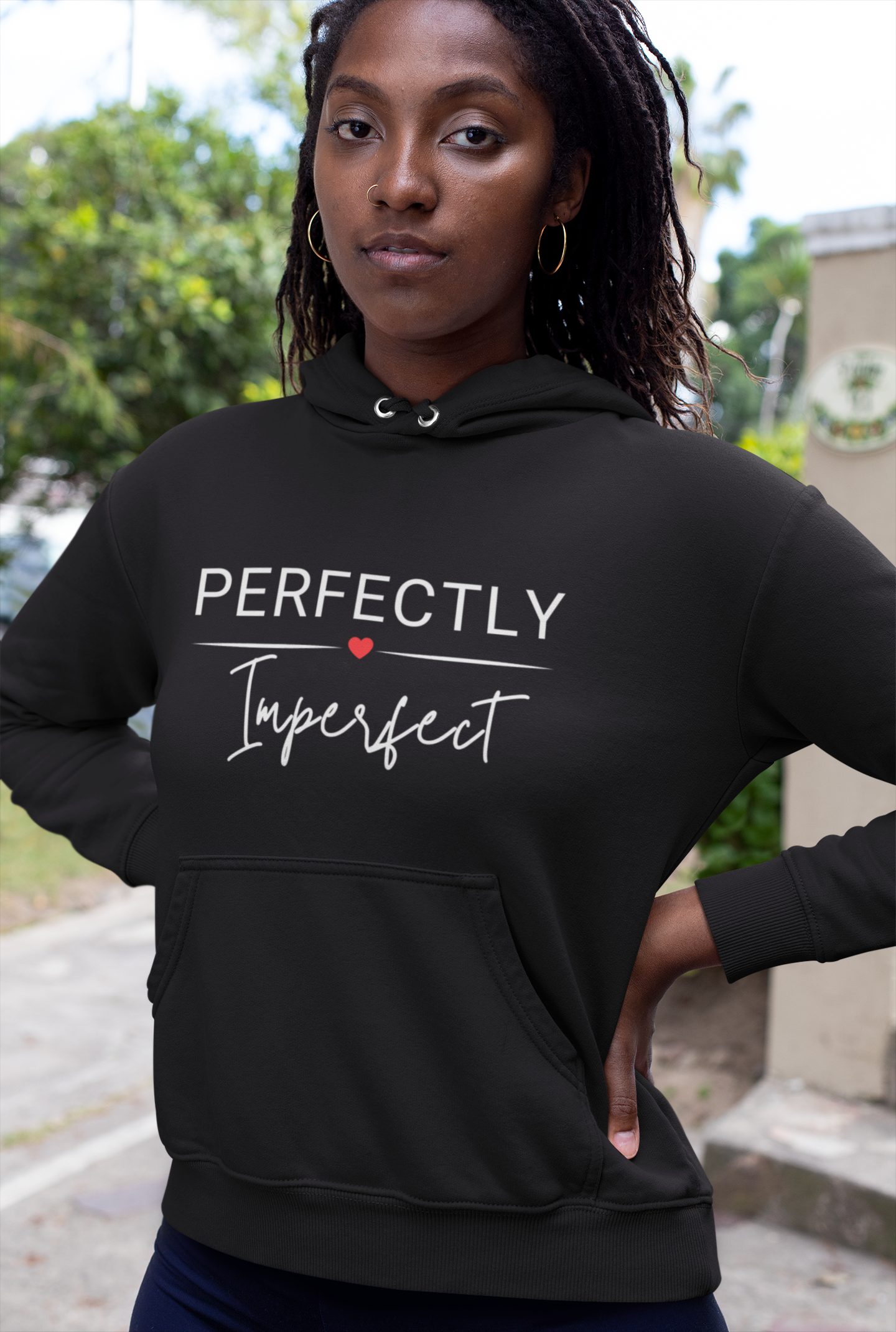 Celebrate Your Uniqueness with our PERFECTLY Imperfect Women's Premium Hoodie
