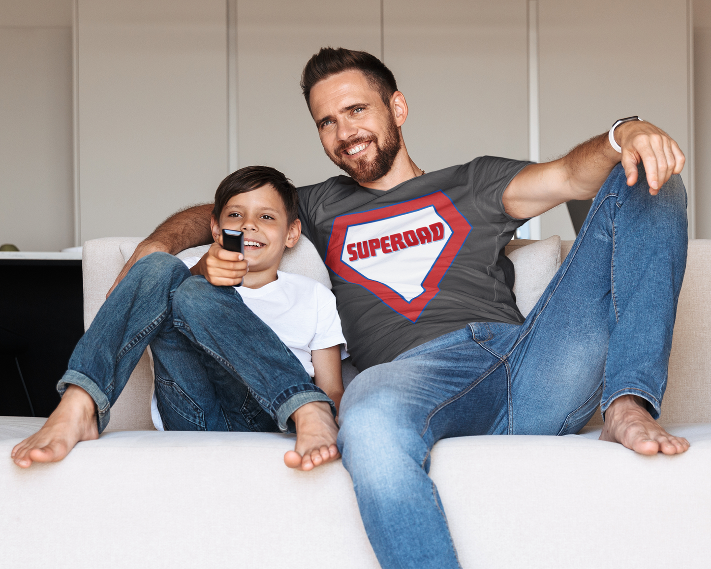 🦸♂️ SUPERDAD Designer Tee 🌟 | The Ultimate Tribute to Heroic Dads | Soft, Stylish, and Made to Celebrate Fatherhood