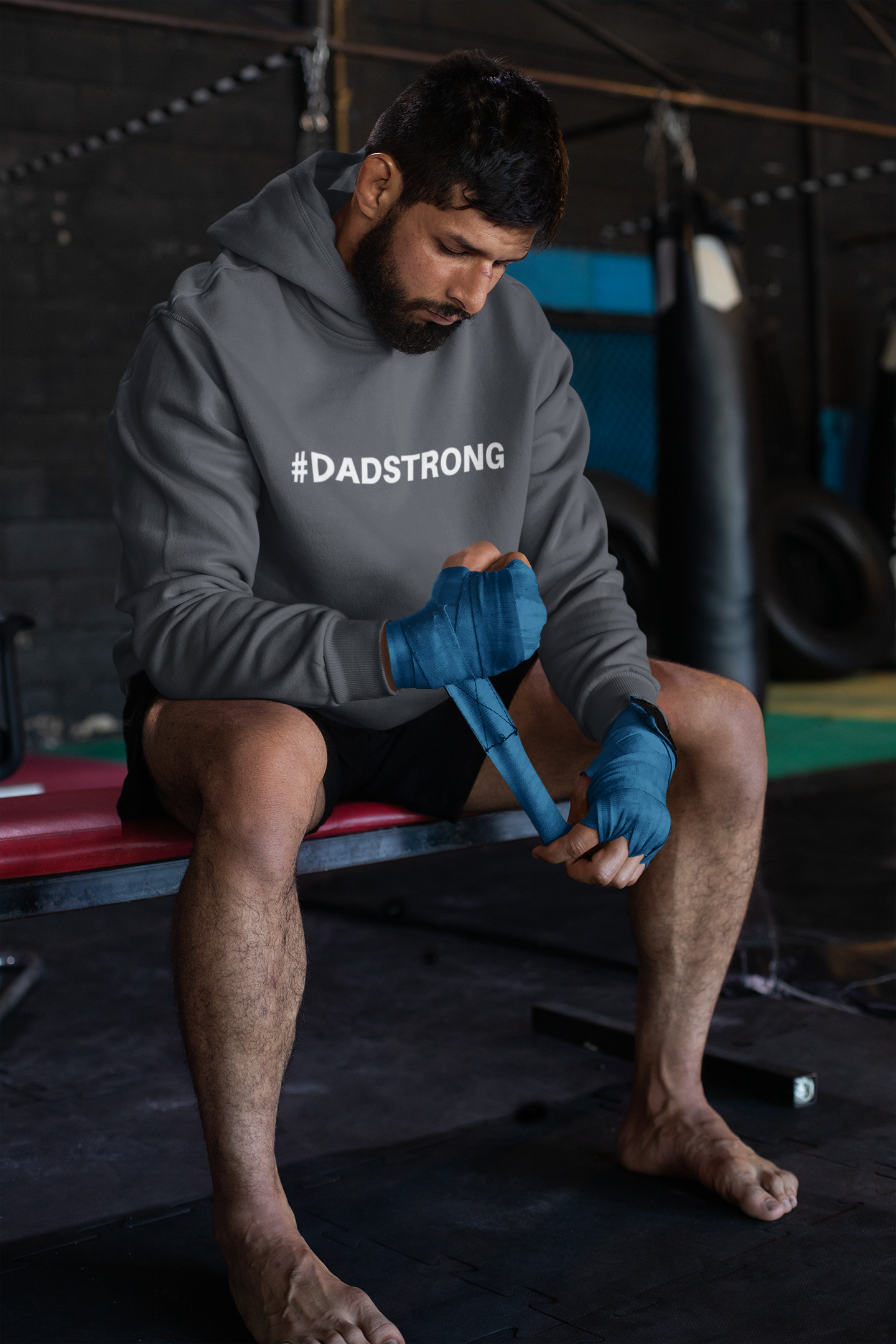 #DADSTRONG Men's Premium Hoodie - Ultimate Comfort and Style for Dads