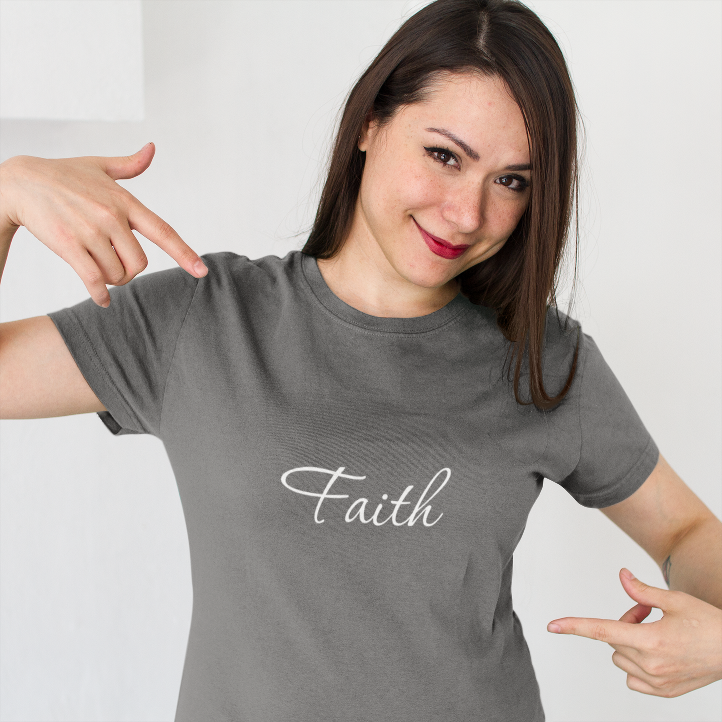 Faith Inspirational Women's Designer Tee Shirt | Soft, Premium Quality | Gift for Women