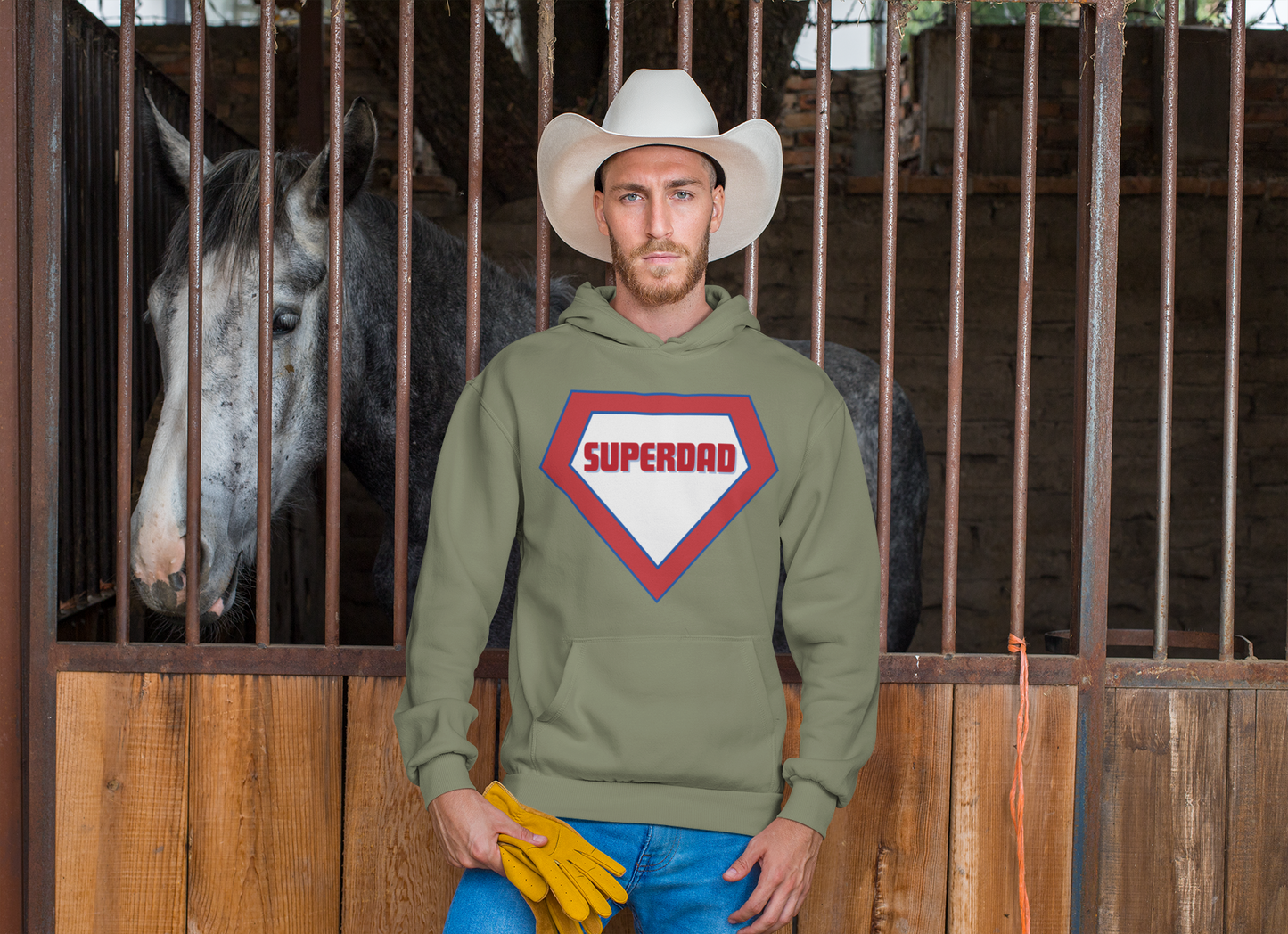 🦸♂️ SUPERDAD Men's Premium Hoodie 🌟 | Celebrate the Ultimate Hero