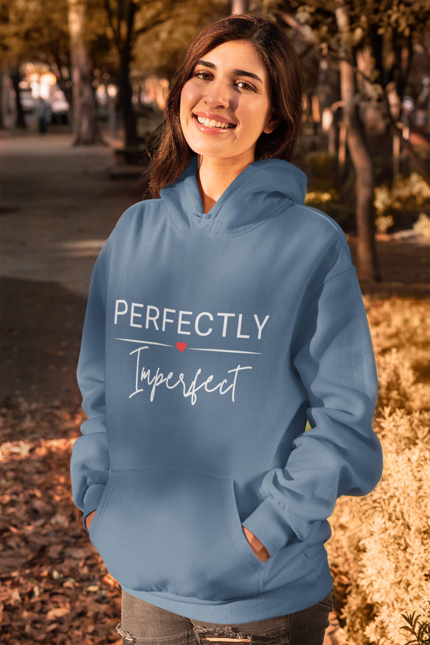 Celebrate Your Uniqueness with our PERFECTLY Imperfect Women's Premium Hoodie