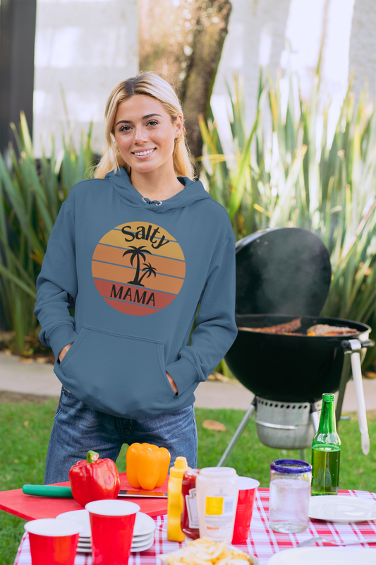Salty Mama Women's Premium Hoodie: Sexy and Salty Comfort!