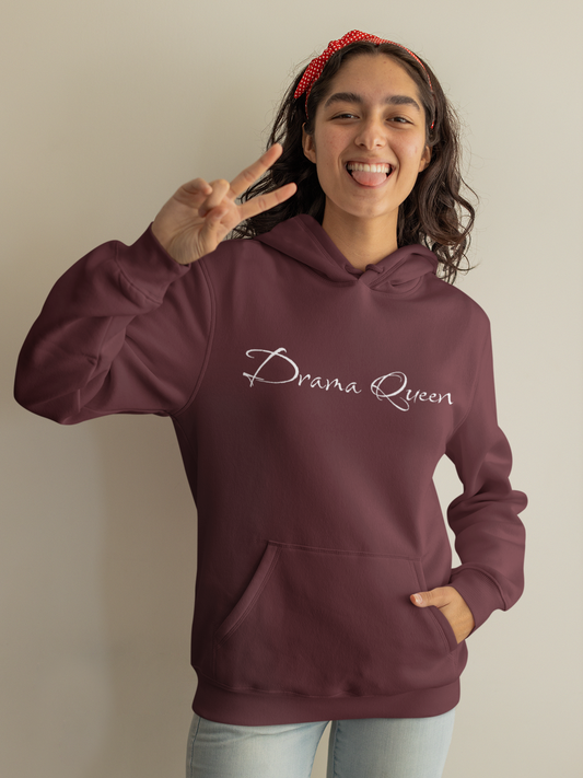 Women's 'Drama Queen' Premium Hoodie | Sexy & Minimalistic | Flirtatious Fashion Statement