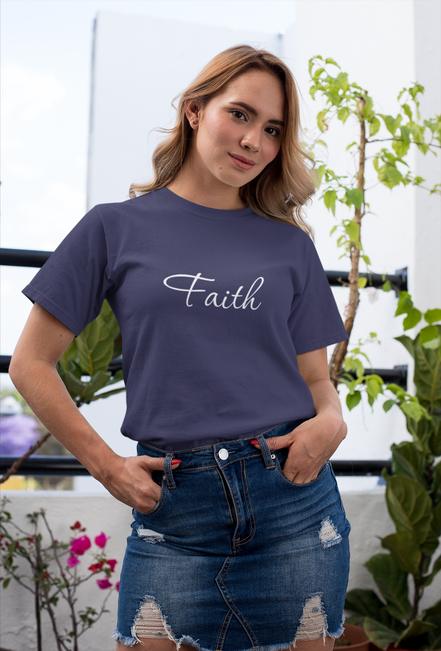 Faith Inspirational Women's Designer Tee Shirt | Soft, Premium Quality | Gift for Women