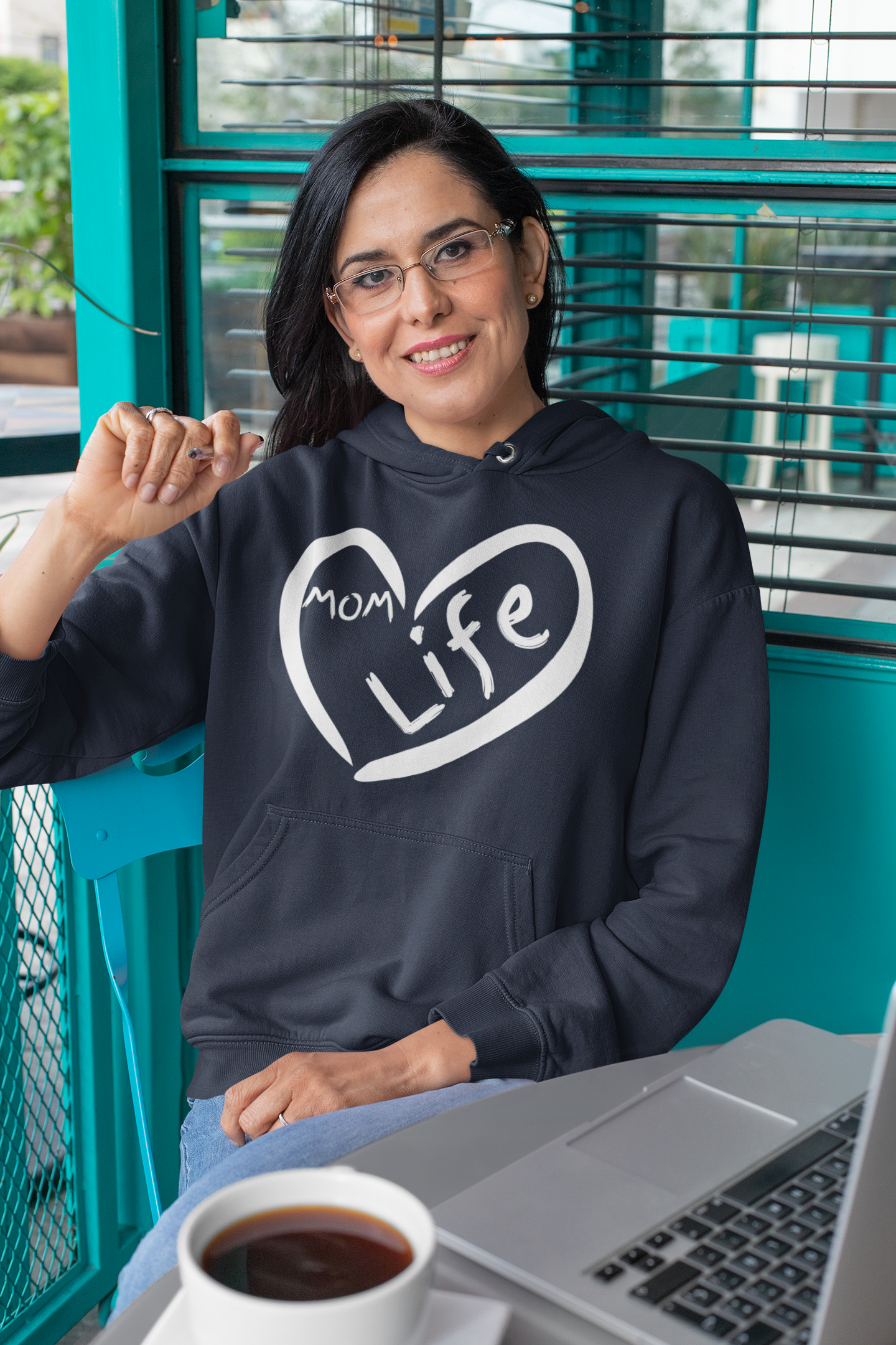 Mom Life Women's Premium Hoodie: A Heartfelt Tribute to Motherhood 🌷 - Stylish & Cozy Fashion Statement