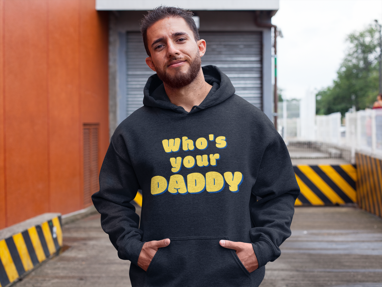 Who's Your Daddy Men's Premium Hoodie: Flaunt Your Confidence and Style