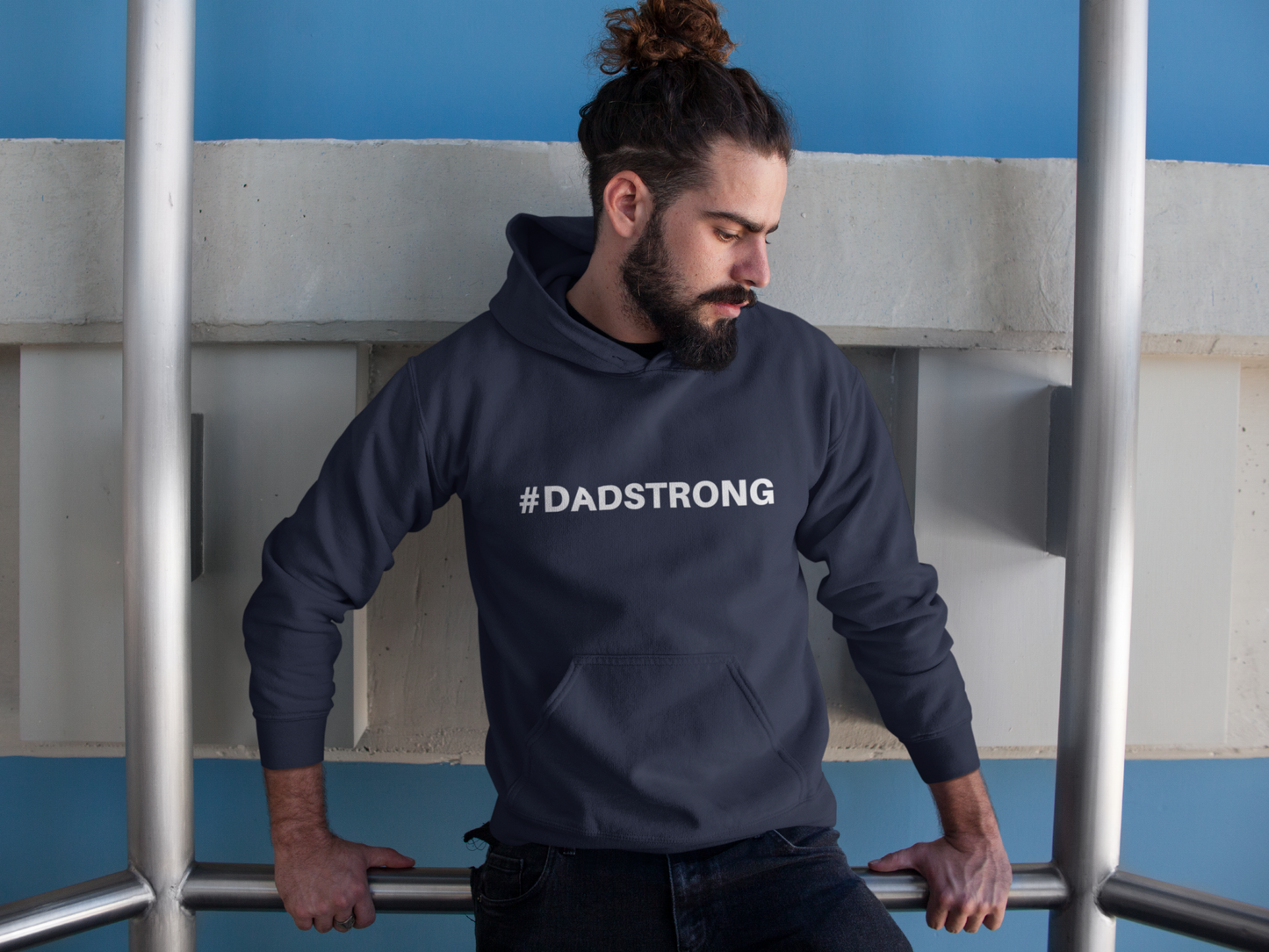 #DADSTRONG Men's Premium Hoodie - Ultimate Comfort and Style for Dads