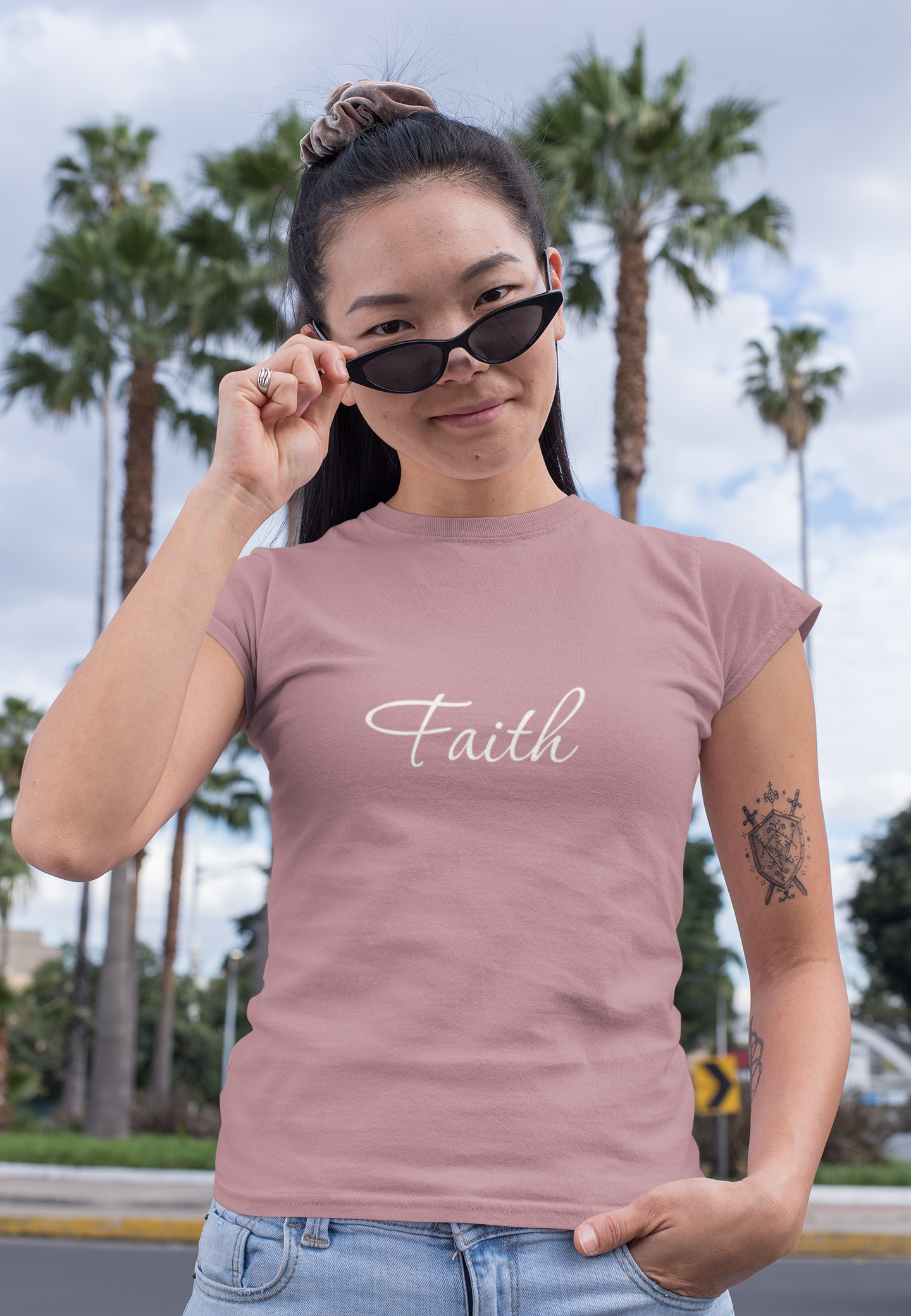 Faith Inspirational Women's Designer Tee Shirt | Soft, Premium Quality | Gift for Women