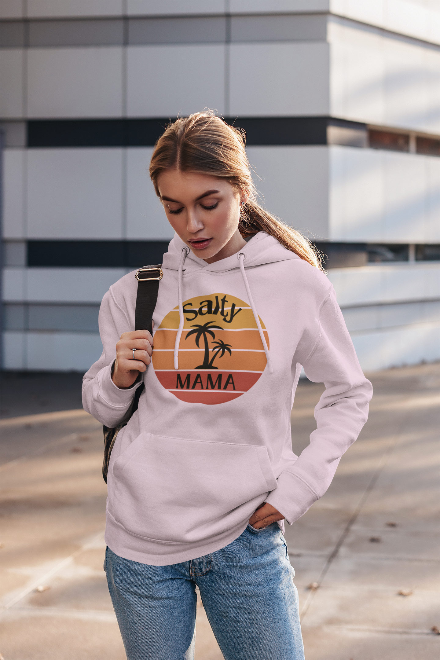Salty Mama Women's Premium Hoodie: Sexy and Salty Comfort!