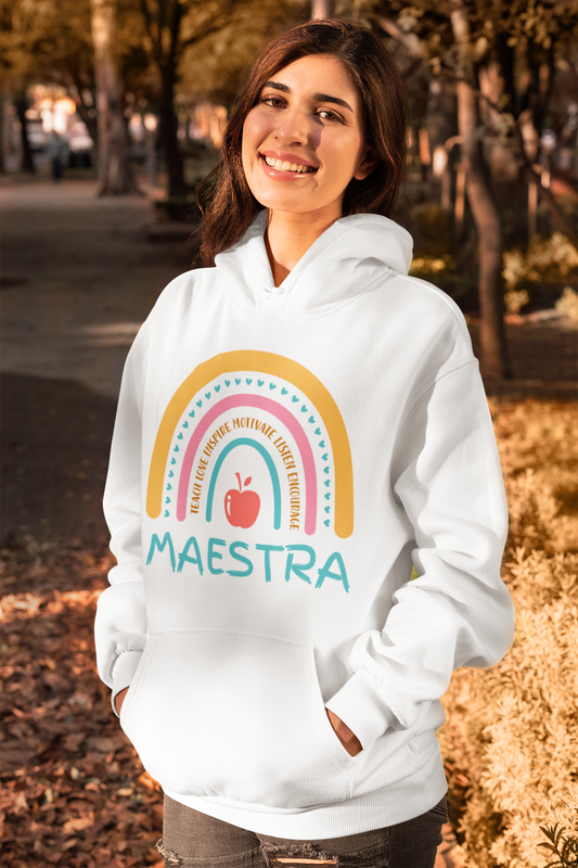 Women's 'MAESTRA' Premium Hoodie - Professional Educator Apparel
