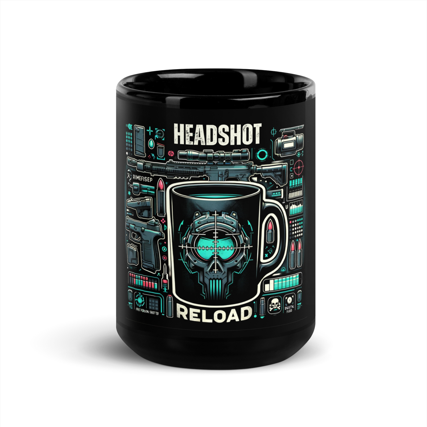 Gamer's Battle Mug – 15oz of Liquid Ammo for the Ultimate Player!