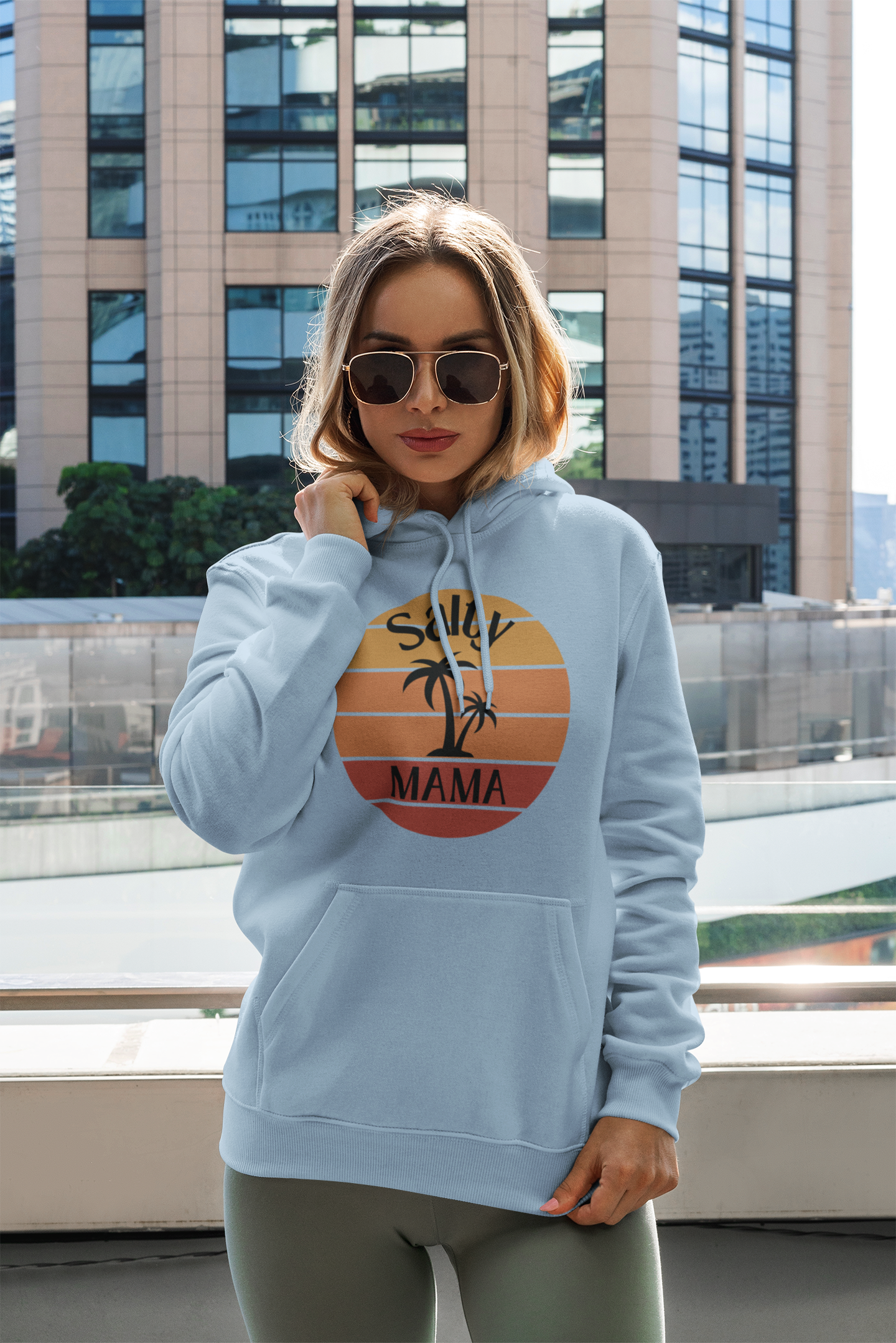 Salty Mama Women's Premium Hoodie: Sexy and Salty Comfort!