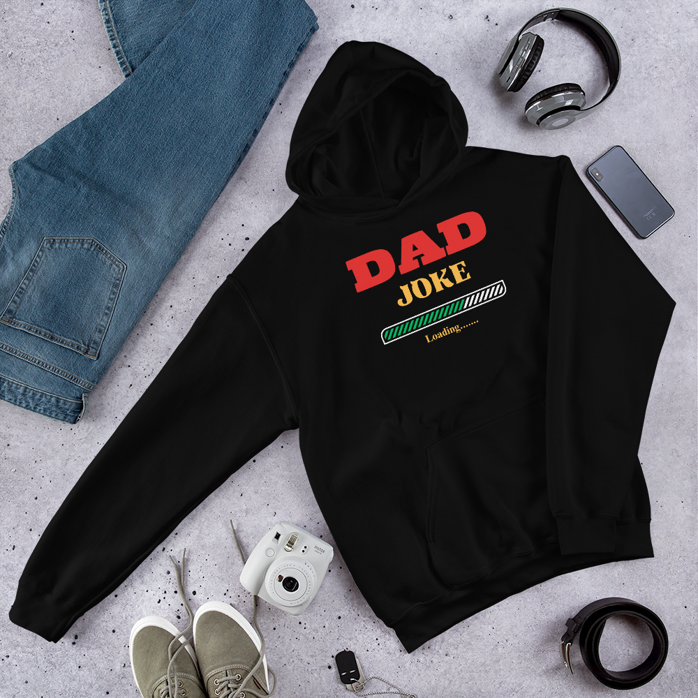 Stay Warm and Witty: Dad Joke Loading Men's Premium Hoodie