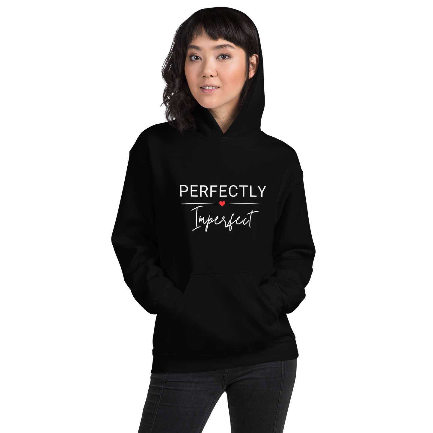 Celebrate Your Uniqueness with our PERFECTLY Imperfect Women's Premium Hoodie