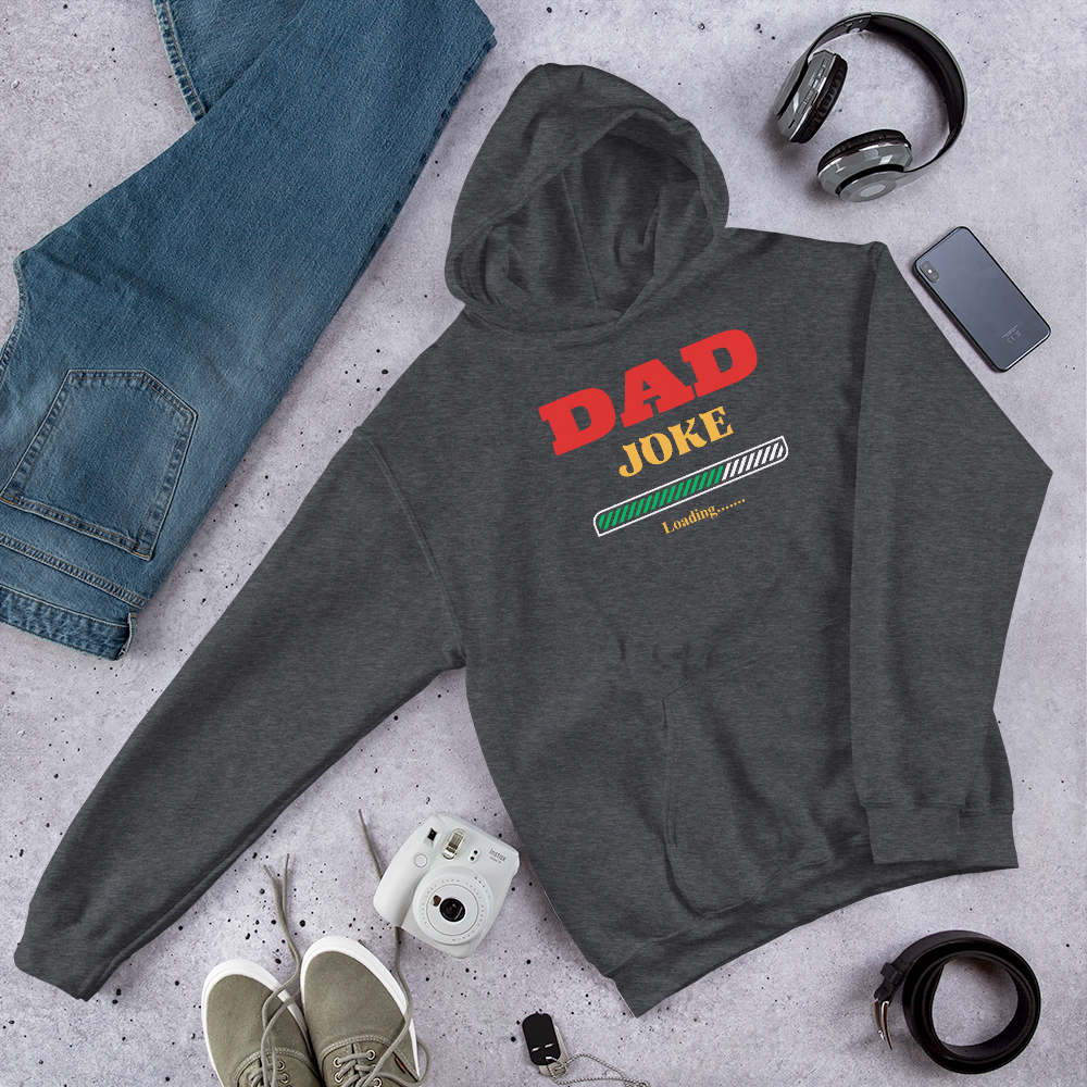 Stay Warm and Witty: Dad Joke Loading Men's Premium Hoodie