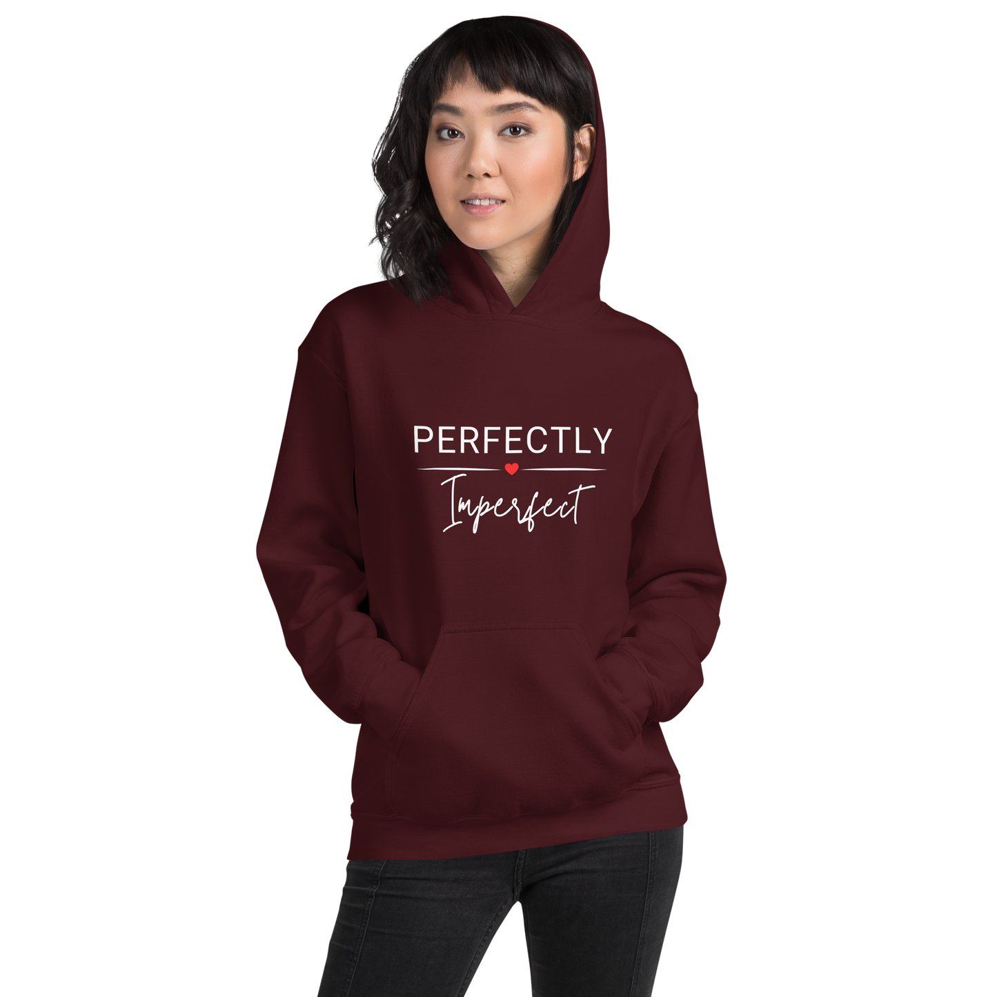 Celebrate Your Uniqueness with our PERFECTLY Imperfect Women's Premium Hoodie