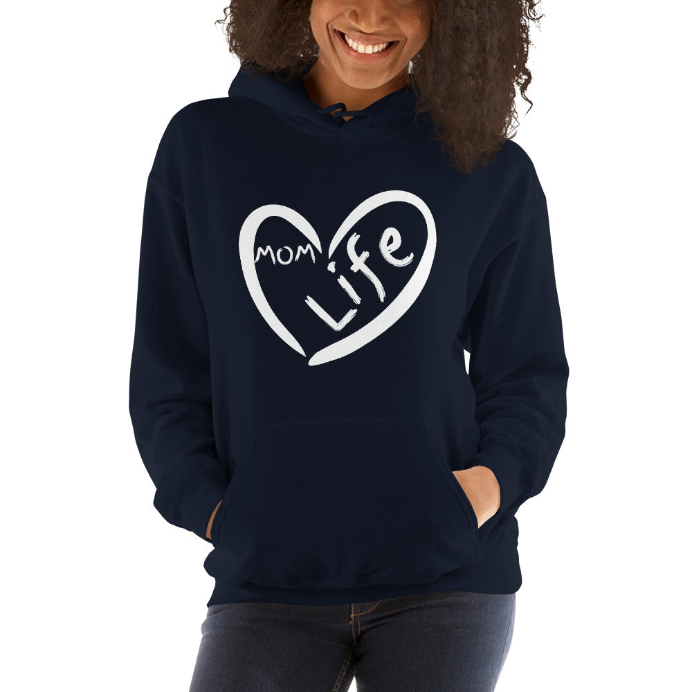 Mom Life Women's Premium Hoodie: A Heartfelt Tribute to Motherhood 🌷 - Stylish & Cozy Fashion Statement