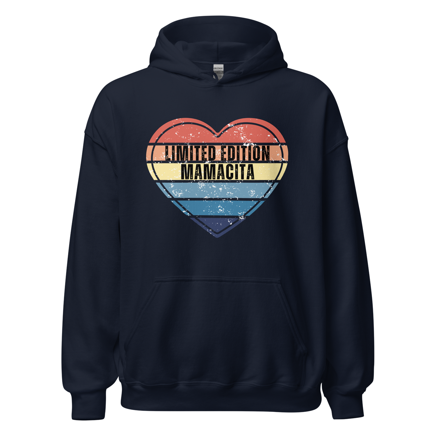 Limited Edition Mamacita Women's Premium Hoodie - Retro Heart Design
