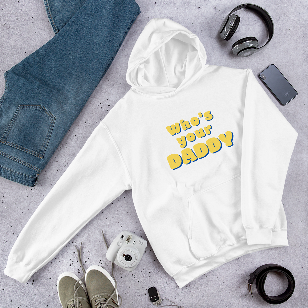 Who's Your Daddy Men's Premium Hoodie: Flaunt Your Confidence and Style