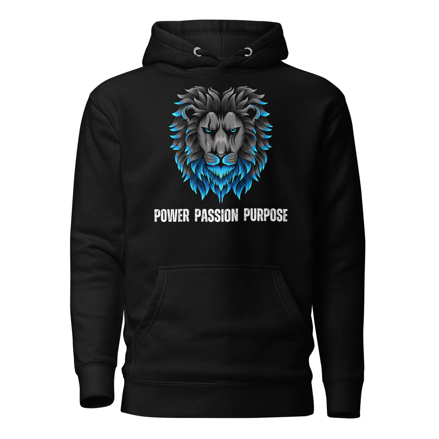 Power Passion Purpose Hoodie for Men - Motivational Athletic Wear