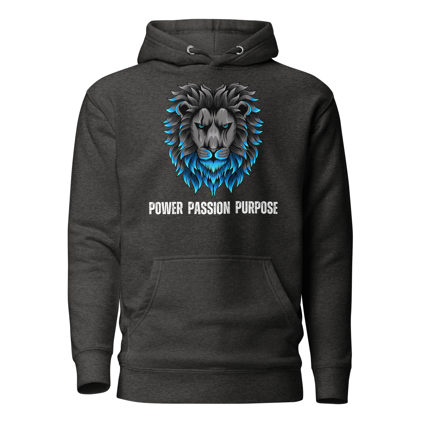 Power Passion Purpose Hoodie for Men - Motivational Athletic Wear