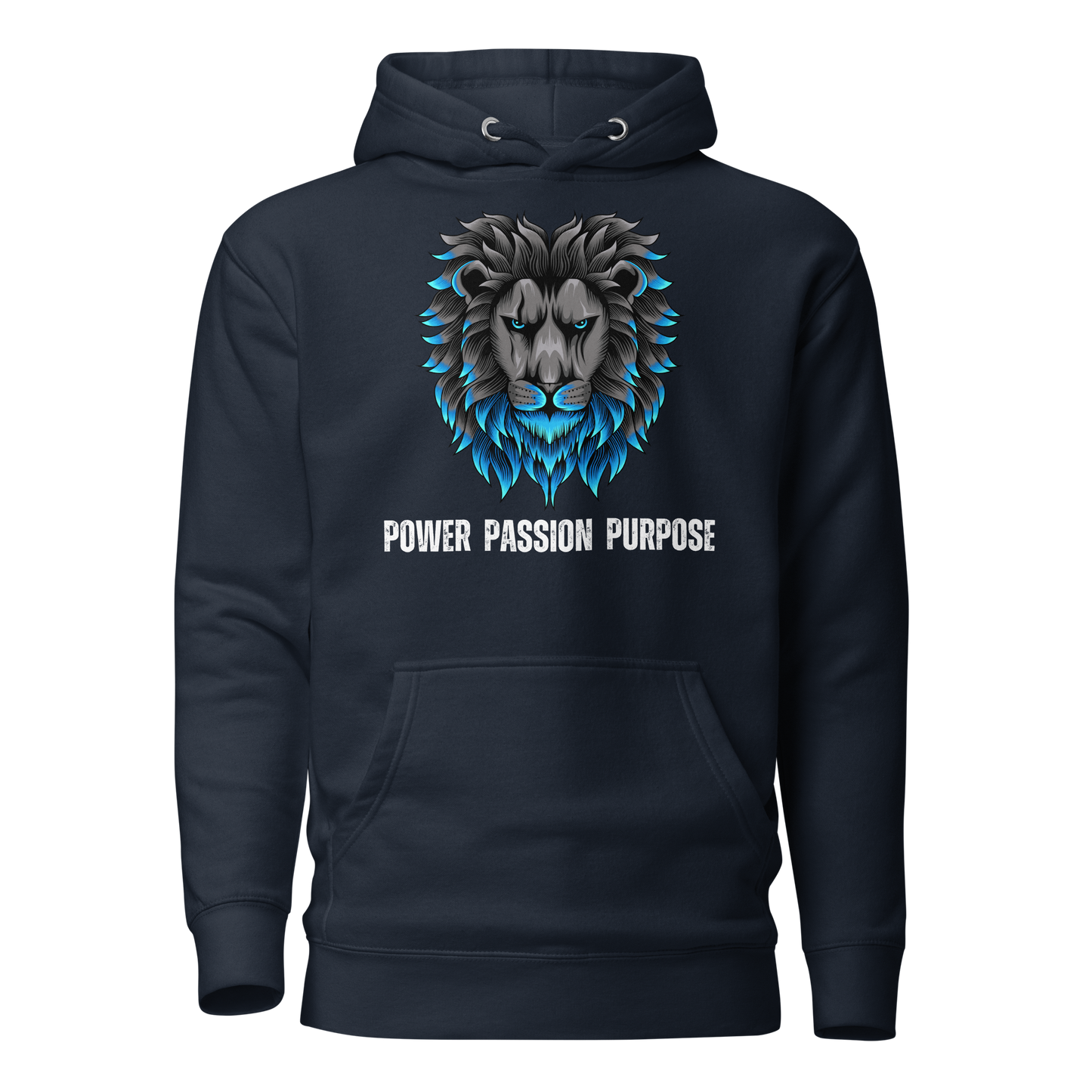 Power Passion Purpose Hoodie for Men - Motivational Athletic Wear