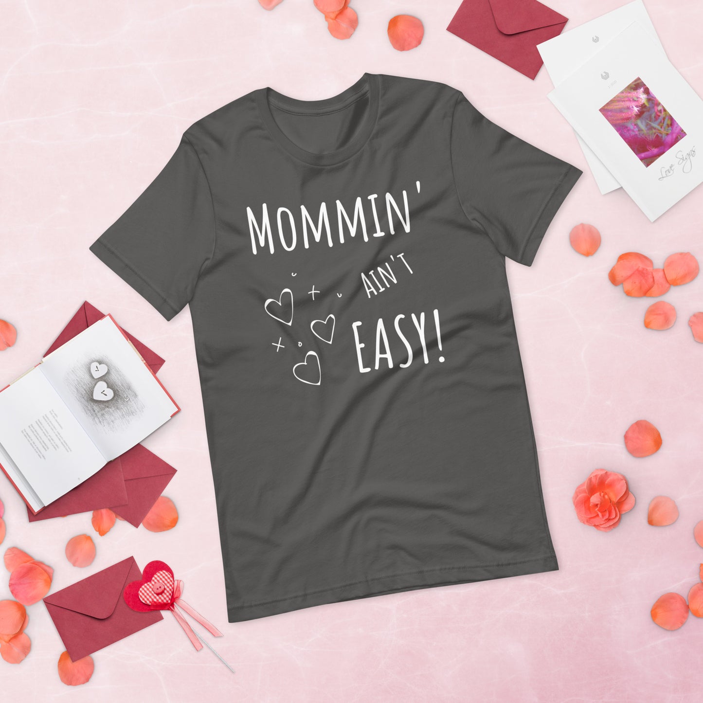 Women's Mommin' Aint Easy T-shirt: Celebrate Motherhood with Style and Humor