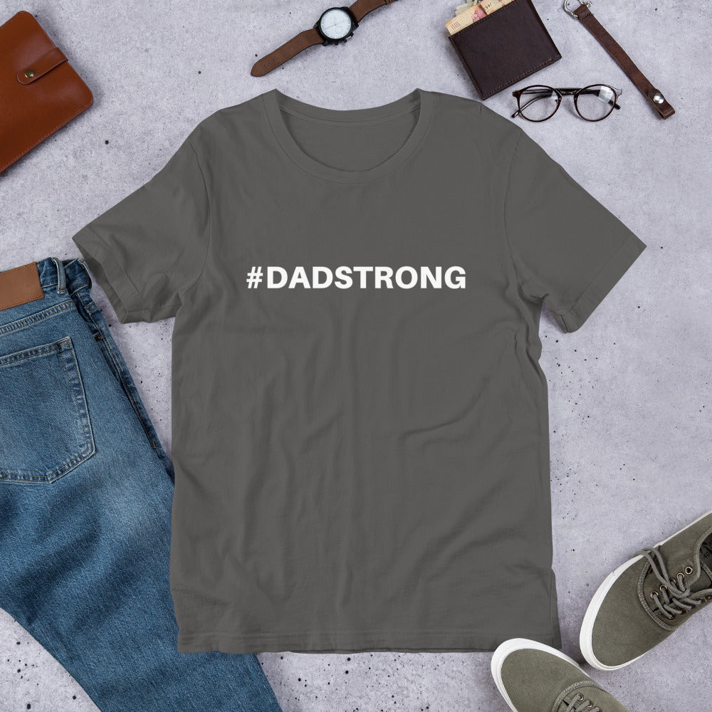 #DADSTRONG Men's Designer Tee - Modern Fit, Soft Comfort - Celebrating Dad Strength