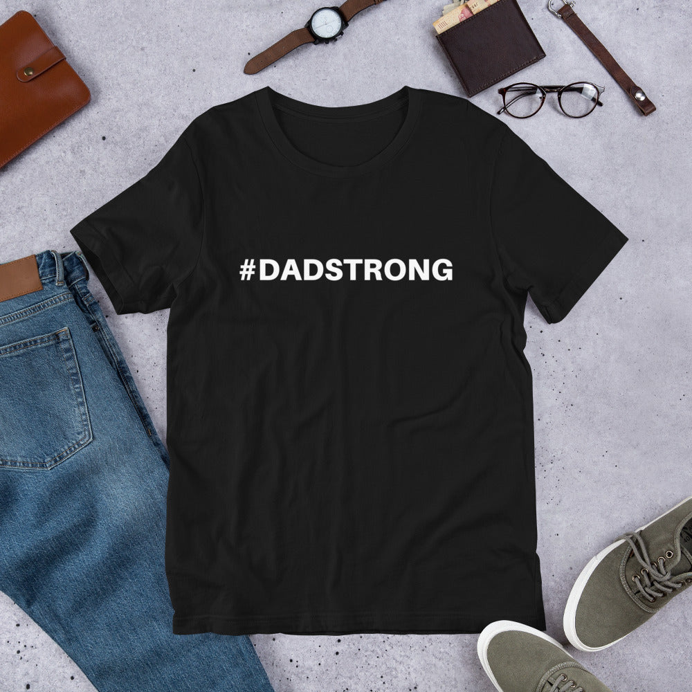 #DADSTRONG Men's Designer Tee - Modern Fit, Soft Comfort - Celebrating Dad Strength