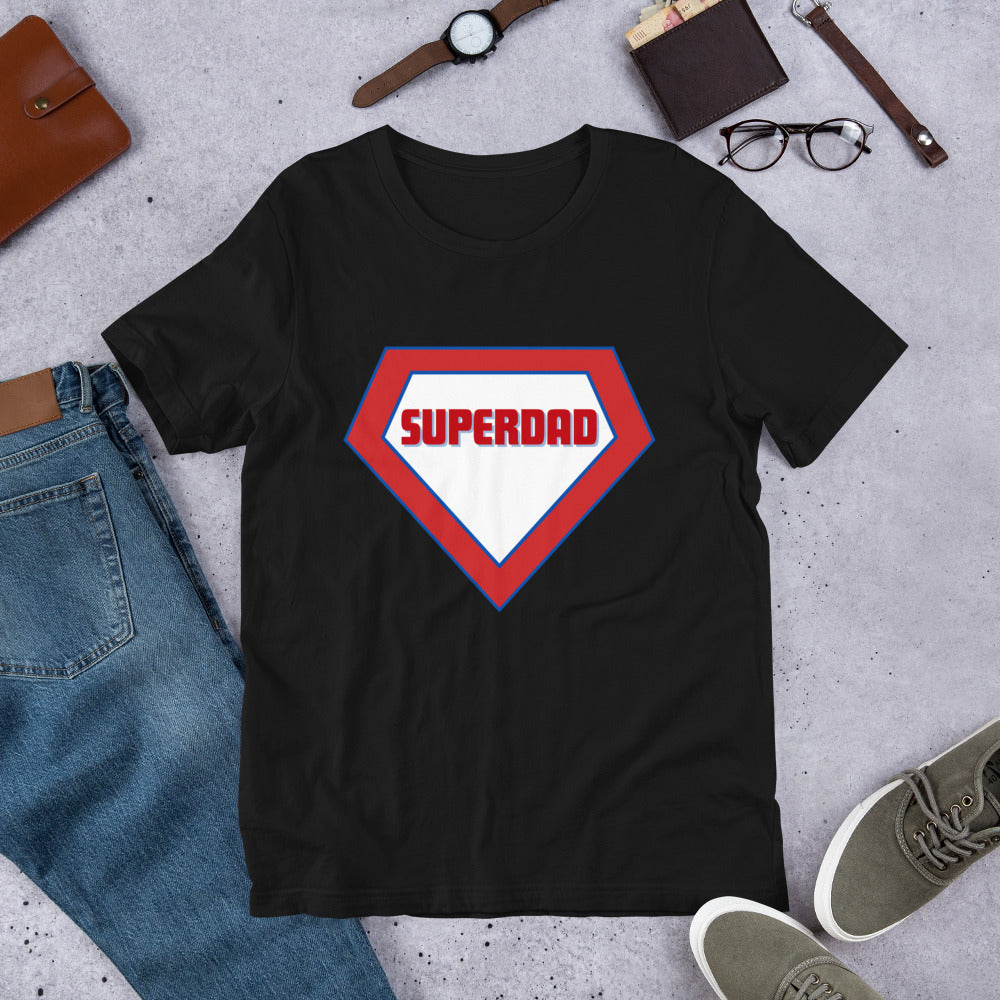 🦸♂️ SUPERDAD Designer Tee 🌟 | The Ultimate Tribute to Heroic Dads | Soft, Stylish, and Made to Celebrate Fatherhood