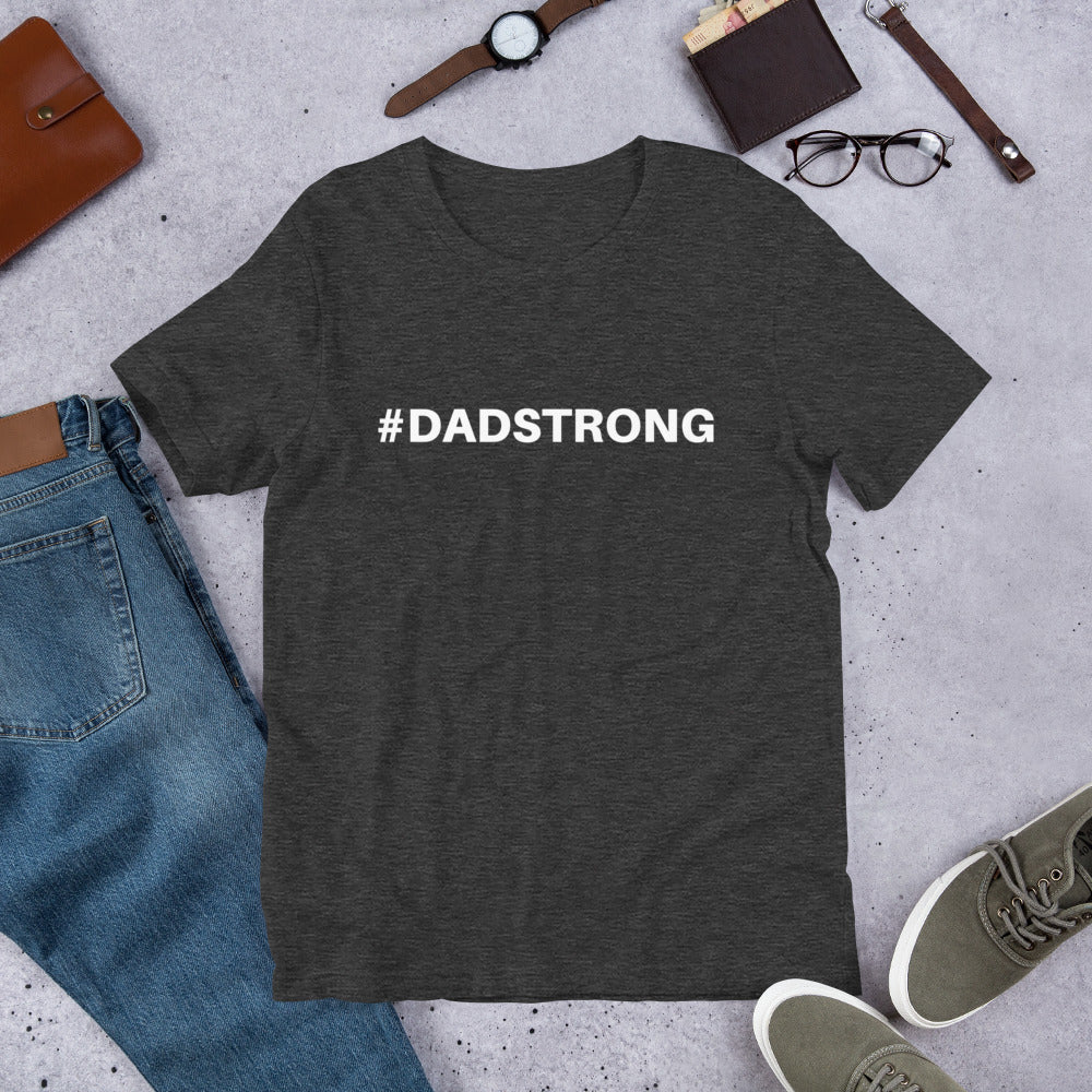 #DADSTRONG Men's Designer Tee - Modern Fit, Soft Comfort - Celebrating Dad Strength