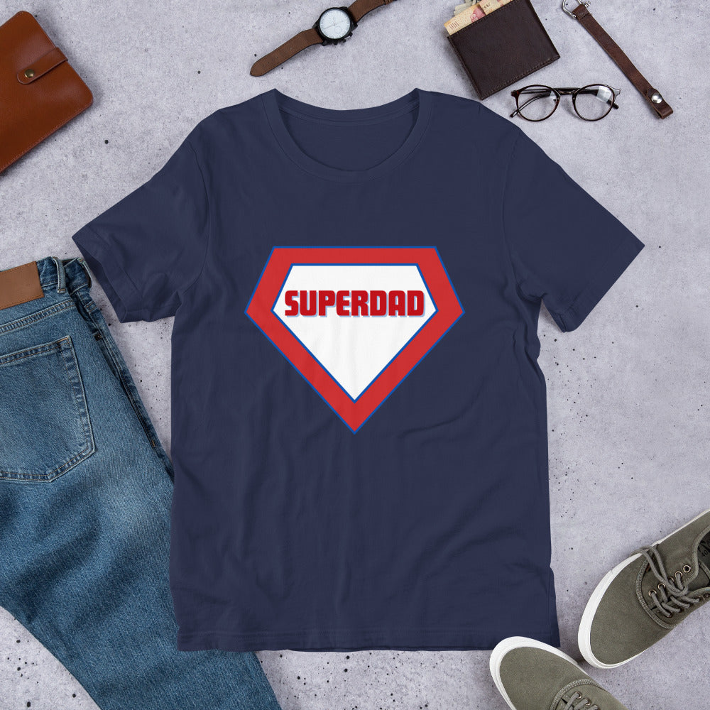 🦸♂️ SUPERDAD Designer Tee 🌟 | The Ultimate Tribute to Heroic Dads | Soft, Stylish, and Made to Celebrate Fatherhood