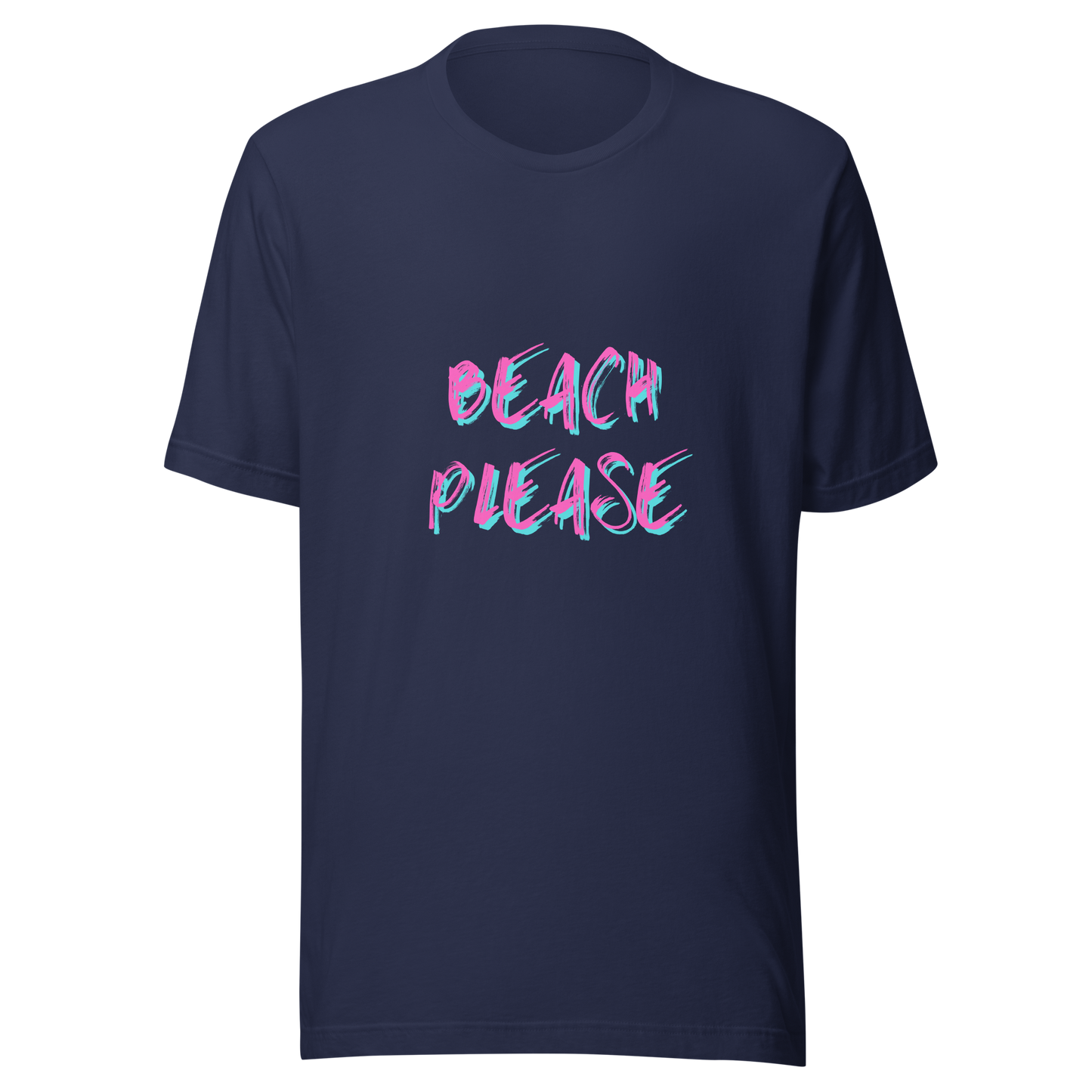 Embrace Beach Vibes: Women's Premium Tee Shirt with 'Beach Please' Design