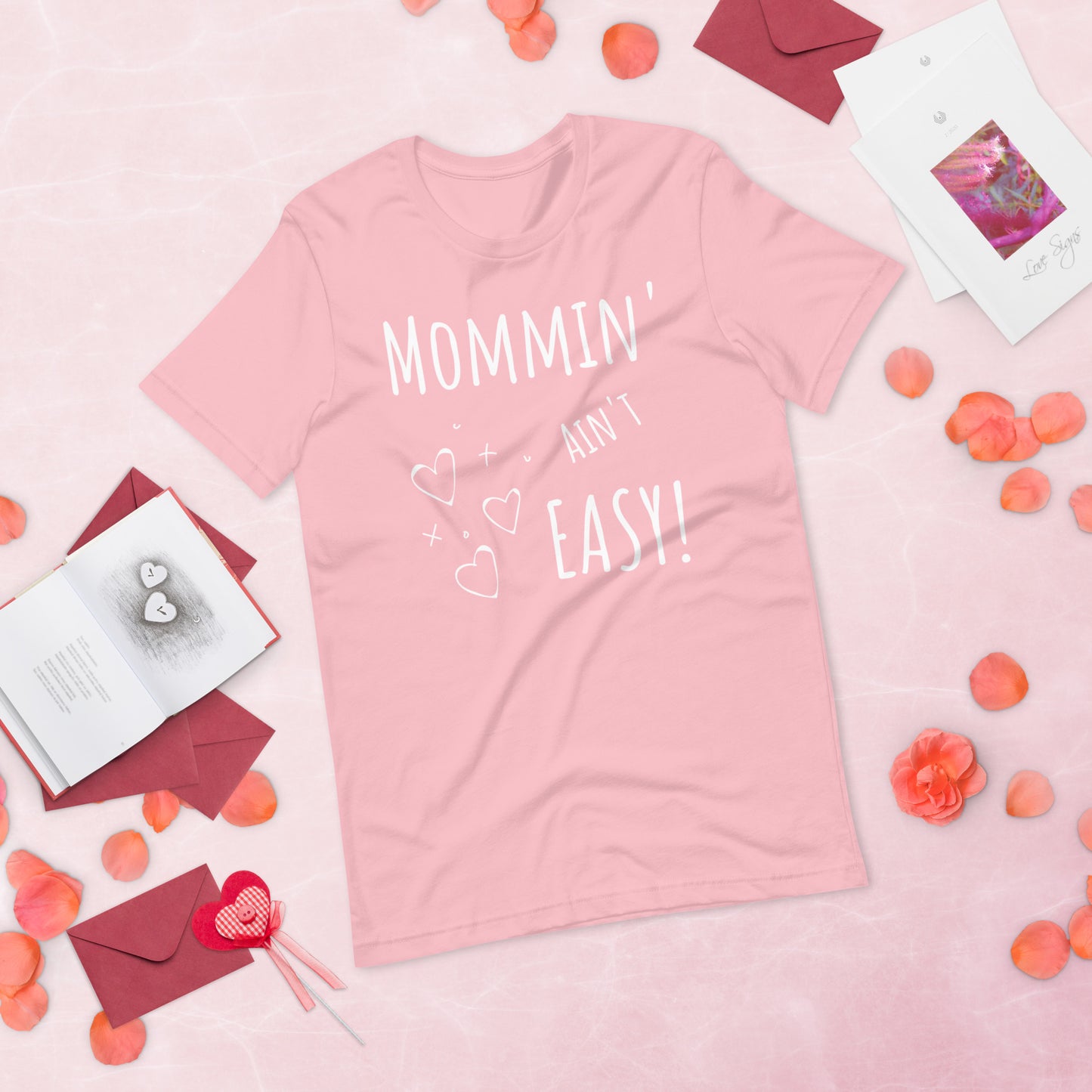 Women's Mommin' Aint Easy T-shirt: Celebrate Motherhood with Style and Humor