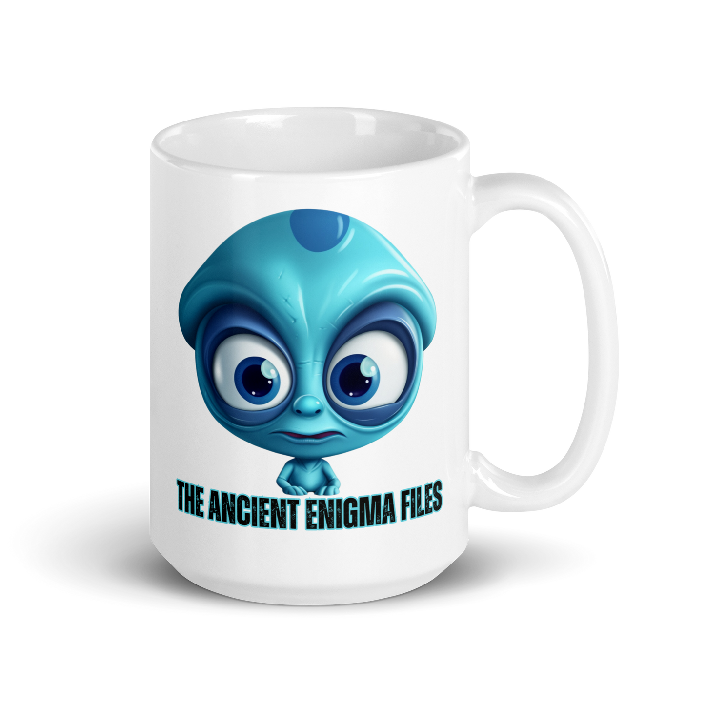 The Ancient Enigma Files - Azul Mug - UFO & Paranormal Podcast Collector's Coffee Cup