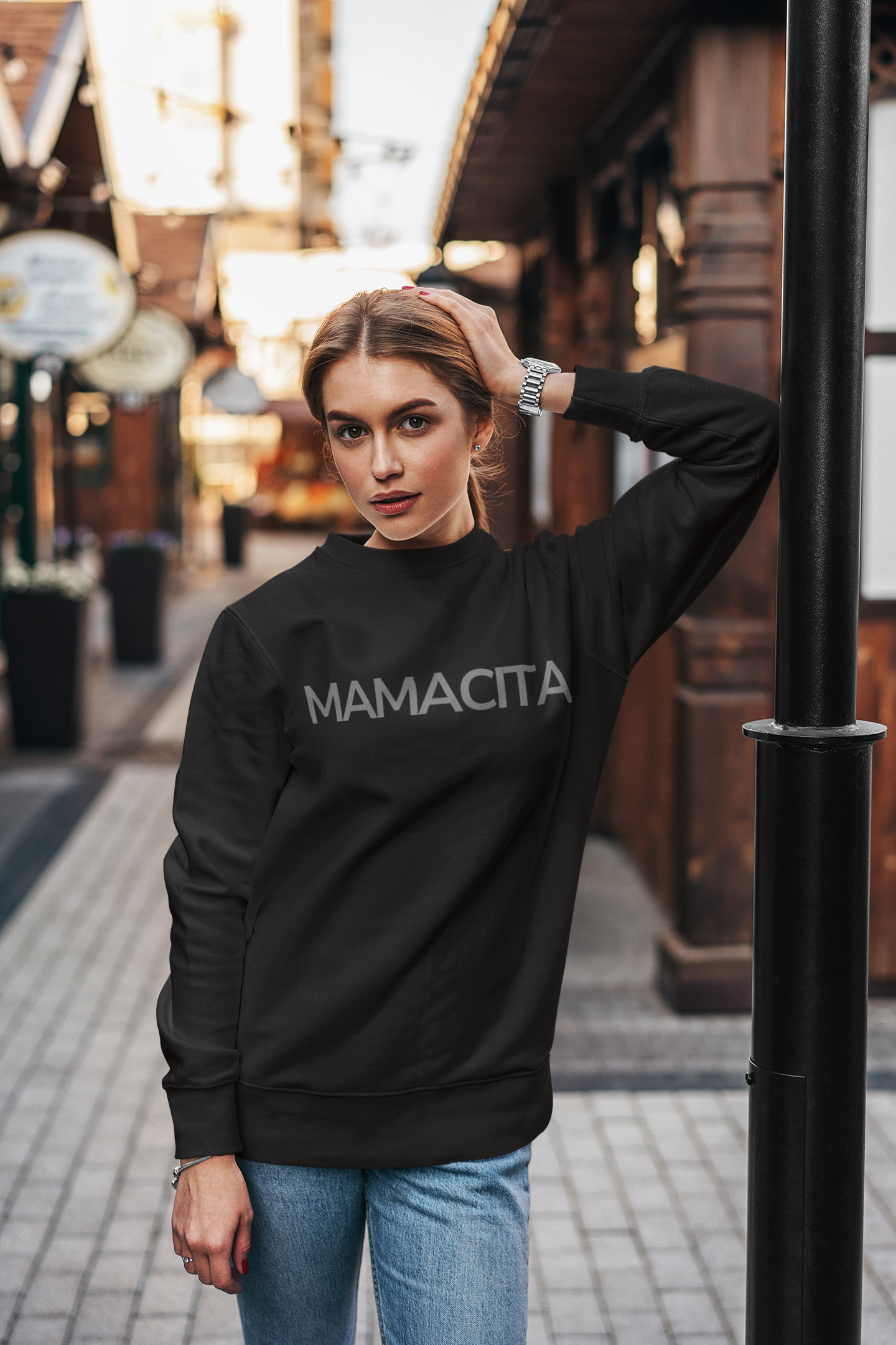 Women's 'MAMACITA' Sweatshirt - Minimalist Style - Empowering Fashion Statement