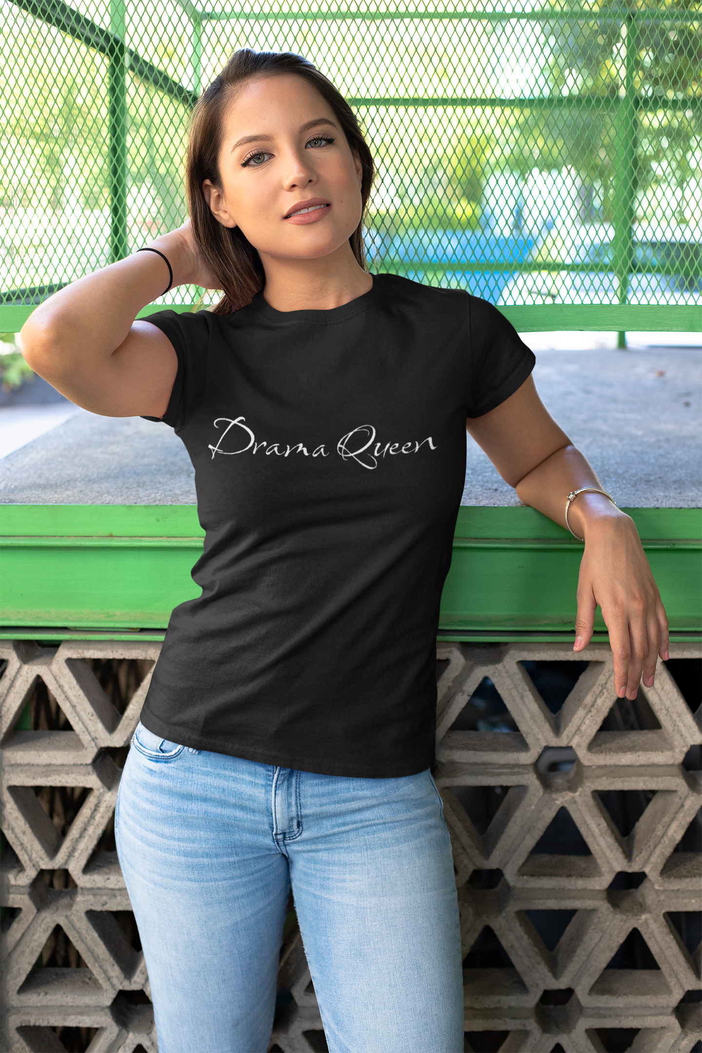 Women's 'Drama Queen' Tee - Embrace Your Sexy Side with Minimalist Flair