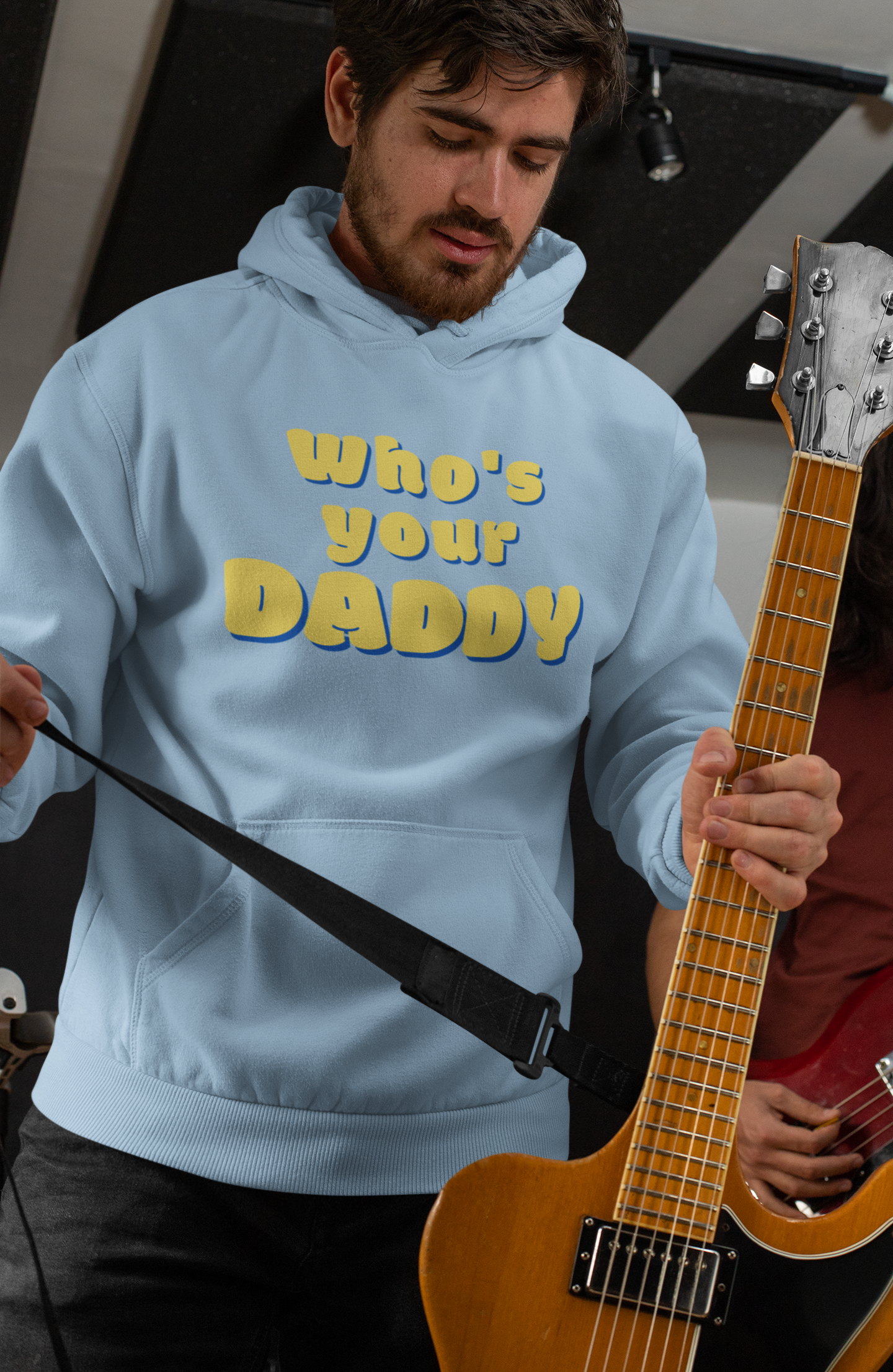 Who's Your Daddy Men's Premium Hoodie: Flaunt Your Confidence and Style