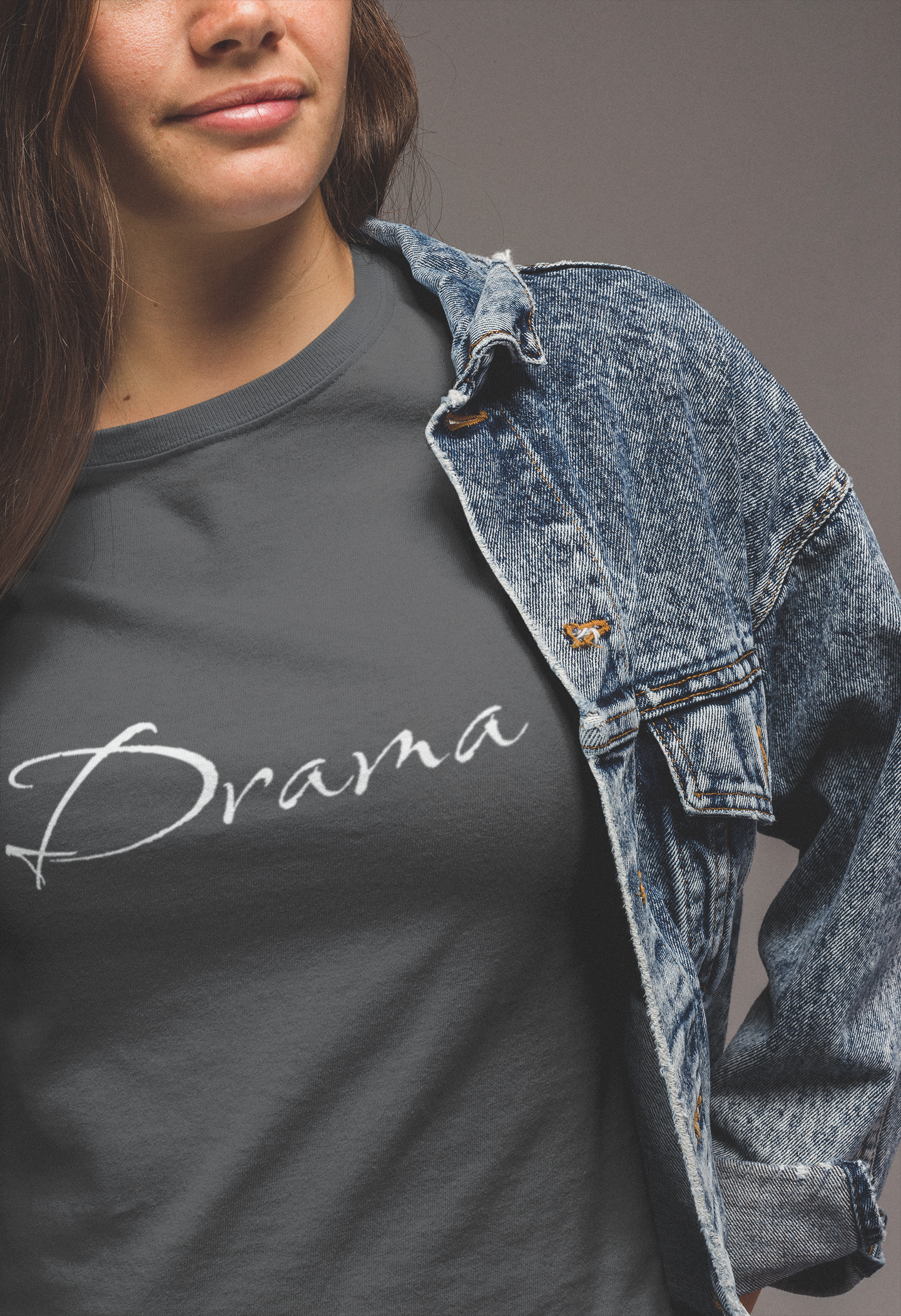 Embrace Your Dramatic Side with the Drama Women's Premium Tee Shirt: Unleash Your Bold Attitude!