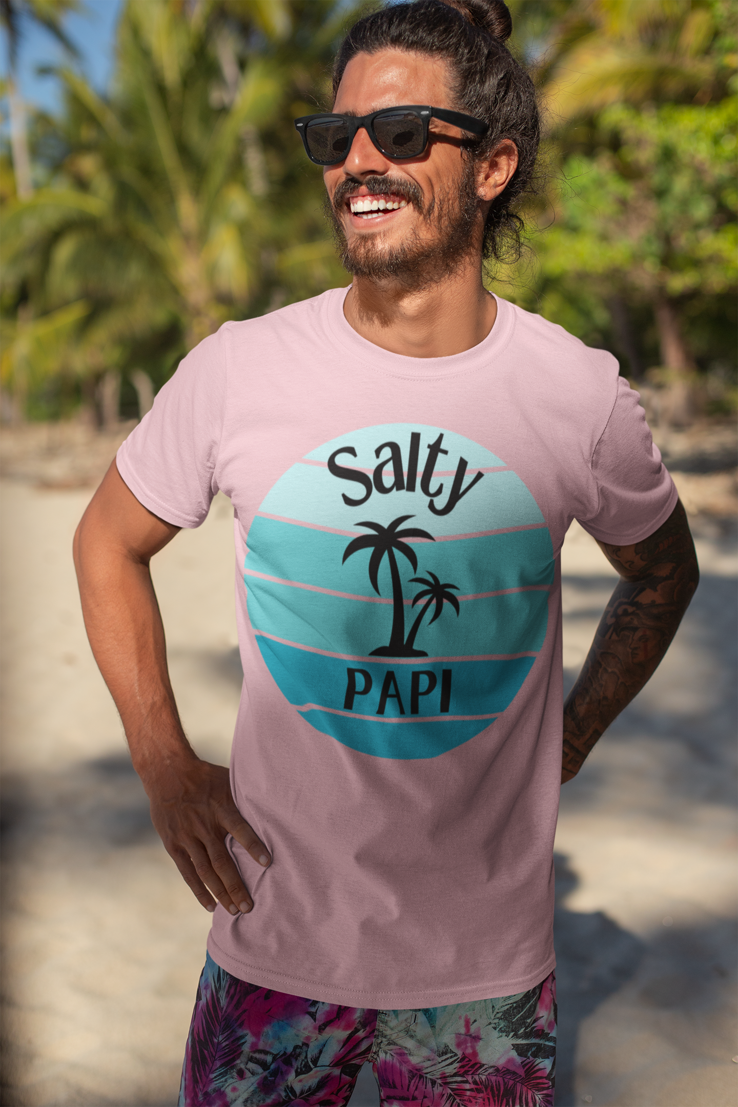 Salty Papi Designer Tee - Capture the Essence of Beach Life 🏖️