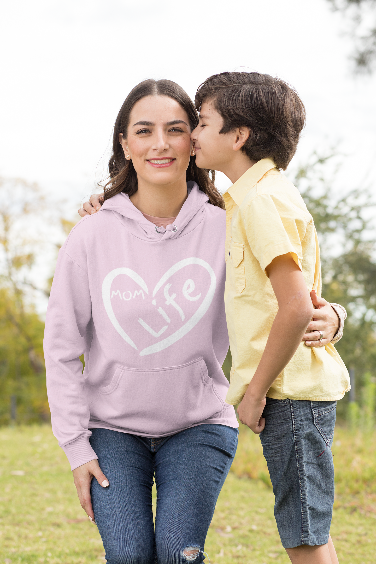 Mom Life Women's Premium Hoodie: A Heartfelt Tribute to Motherhood 🌷 - Stylish & Cozy Fashion Statement