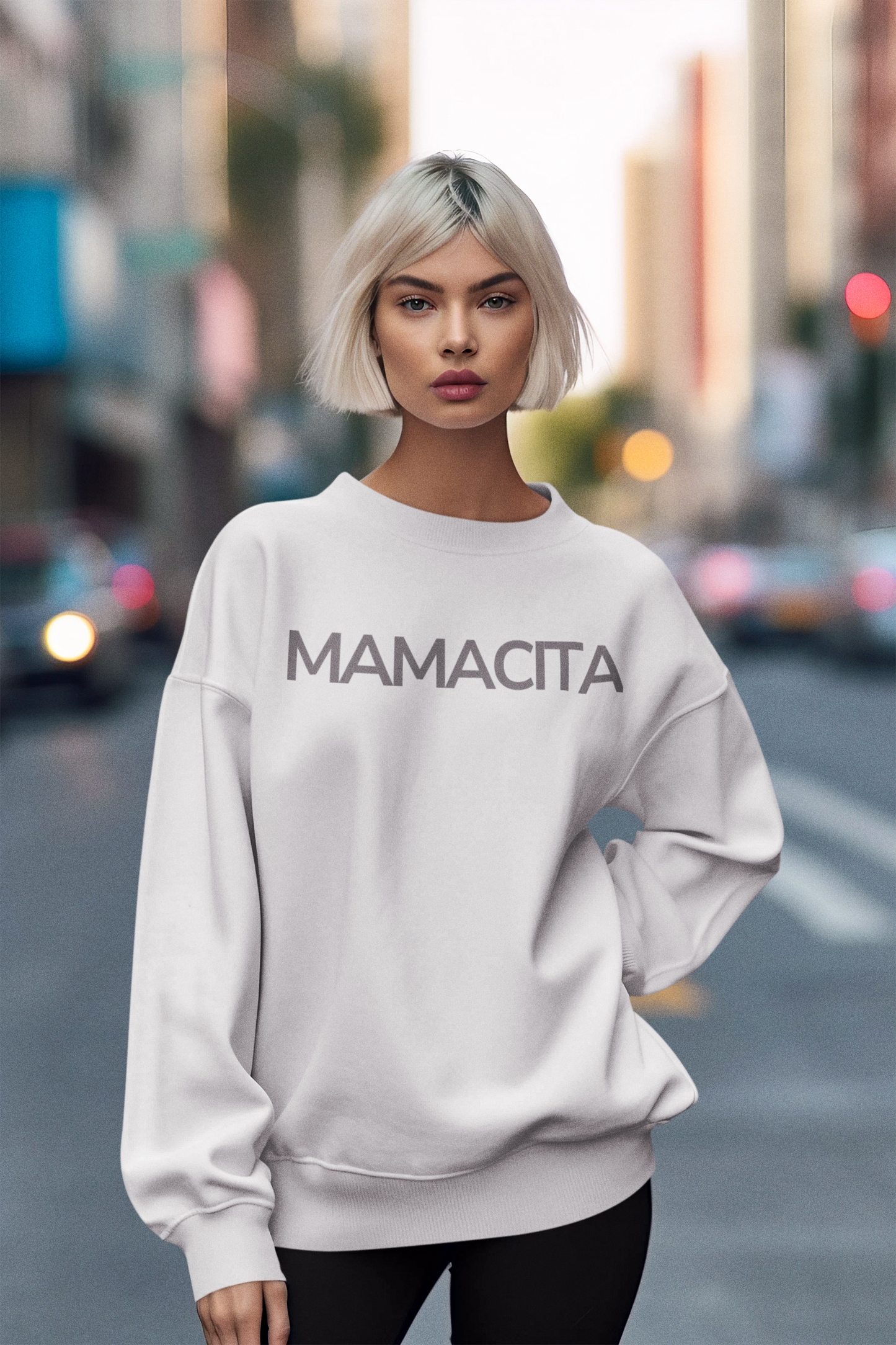 Women's 'MAMACITA' Sweatshirt - Minimalist Style - Empowering Fashion Statement