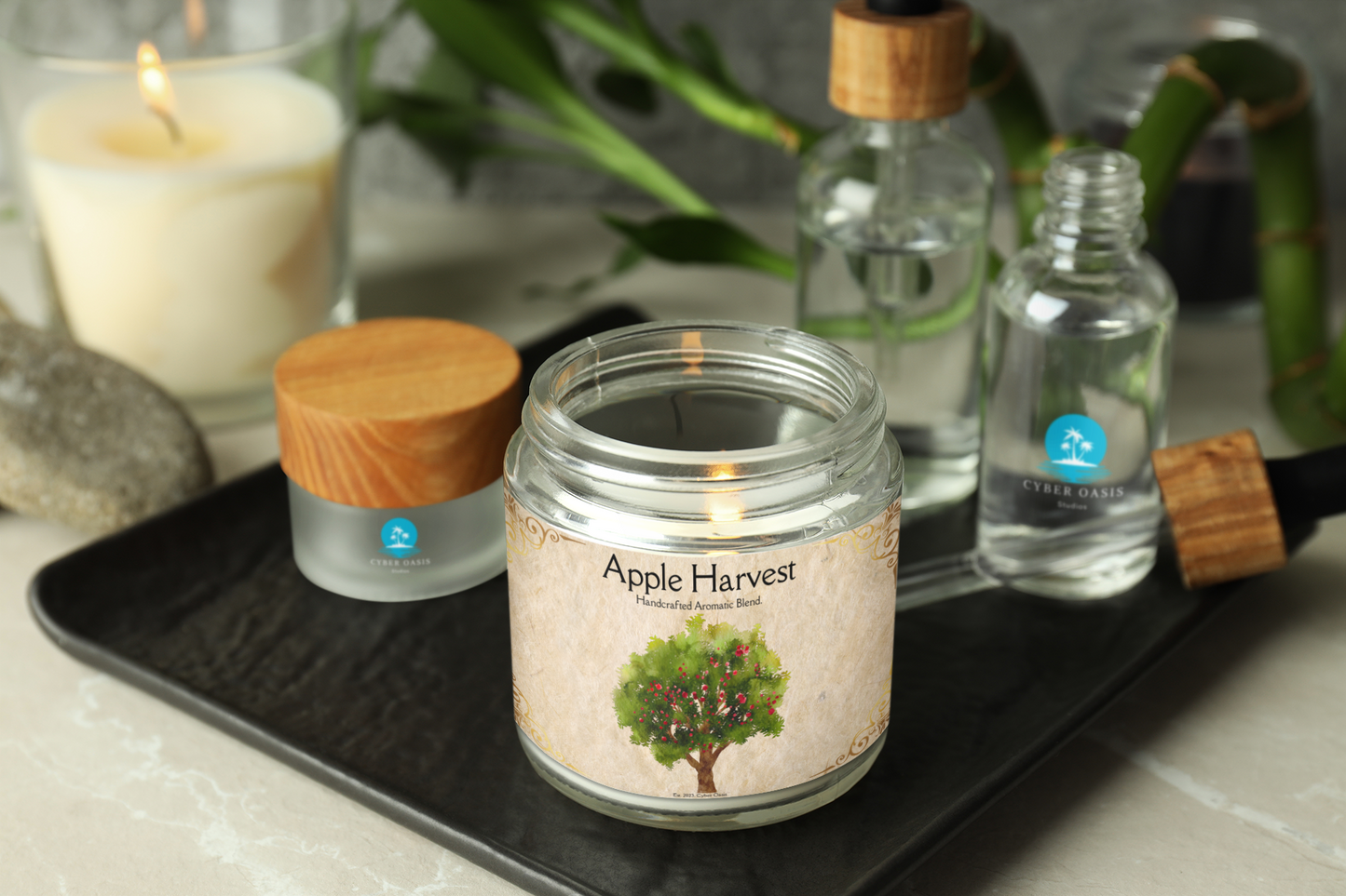 9oz 'Apple Harvest' Scented Candle – Rich Autumn Aromas